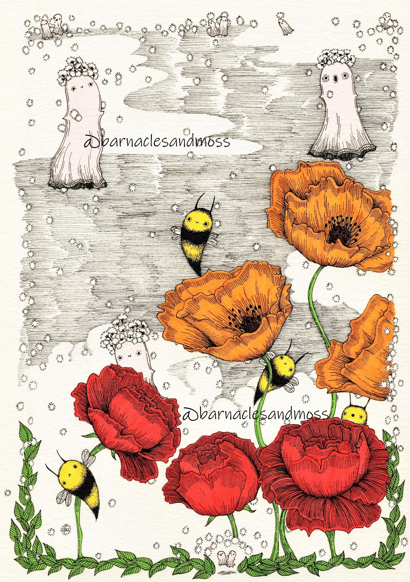 The Bumbleboos are Back Fine Art Print