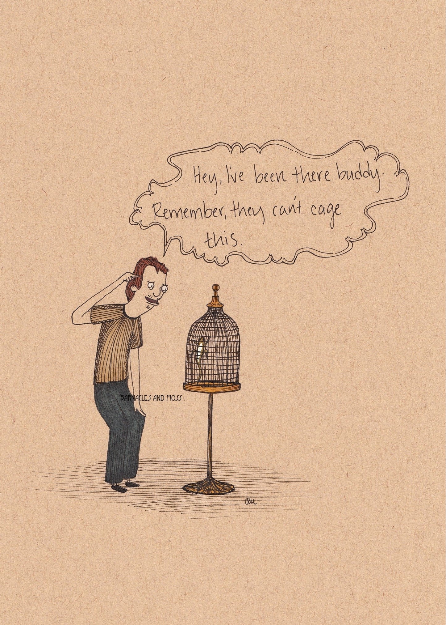 Can't Cage This Fine Art Print