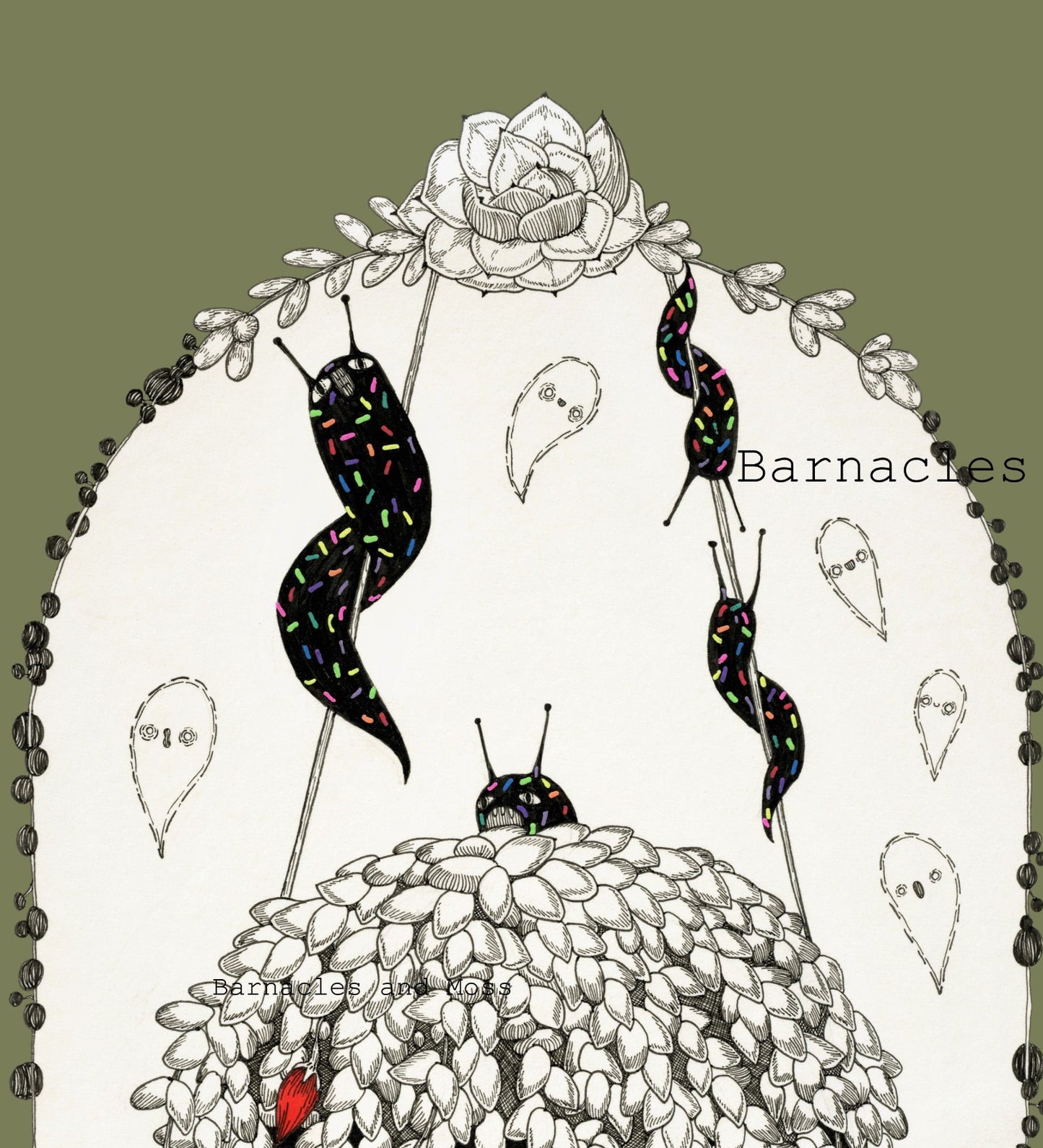 Haunted Succulents Fine Art Print