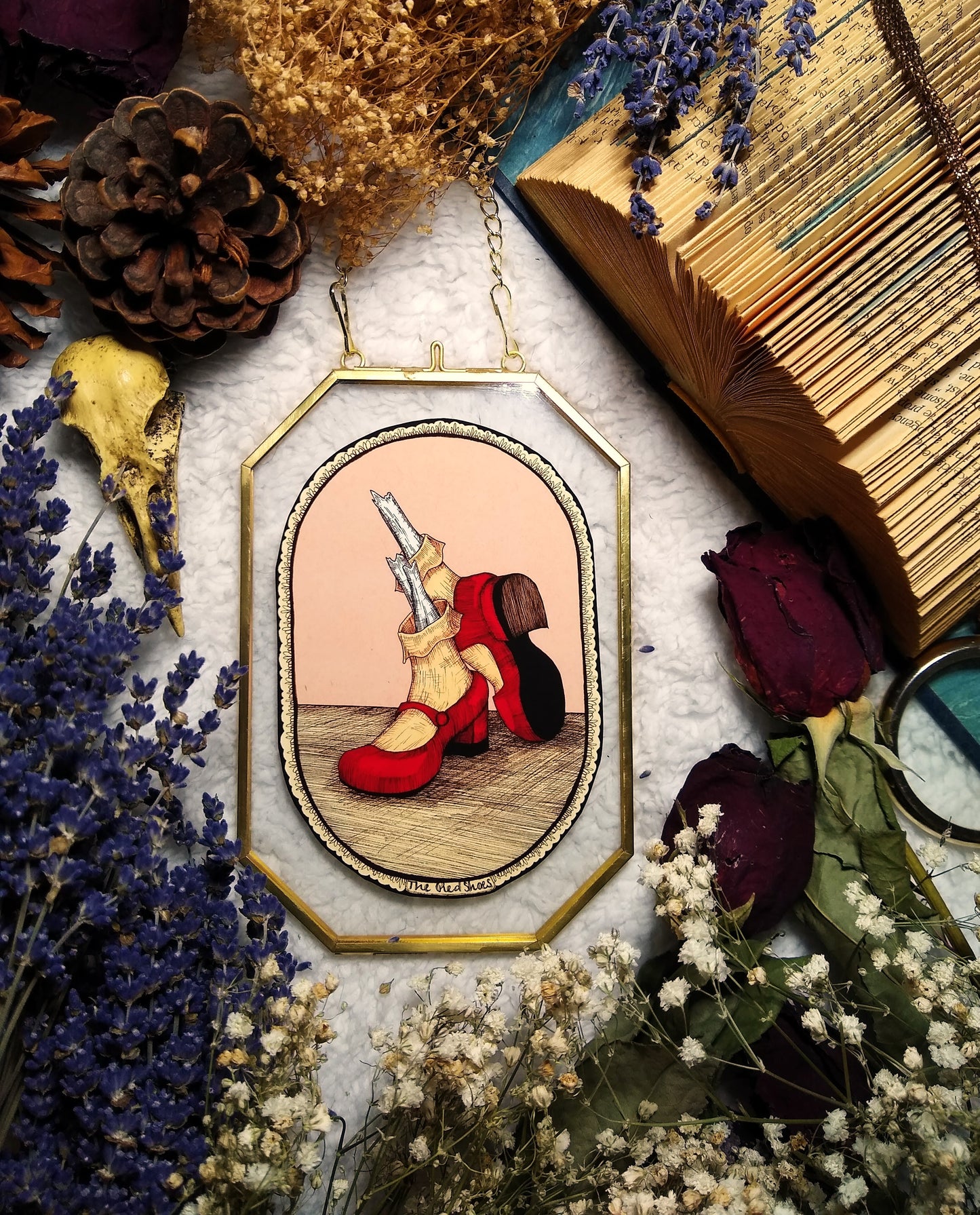 The Red Shoes Fine Art Print
