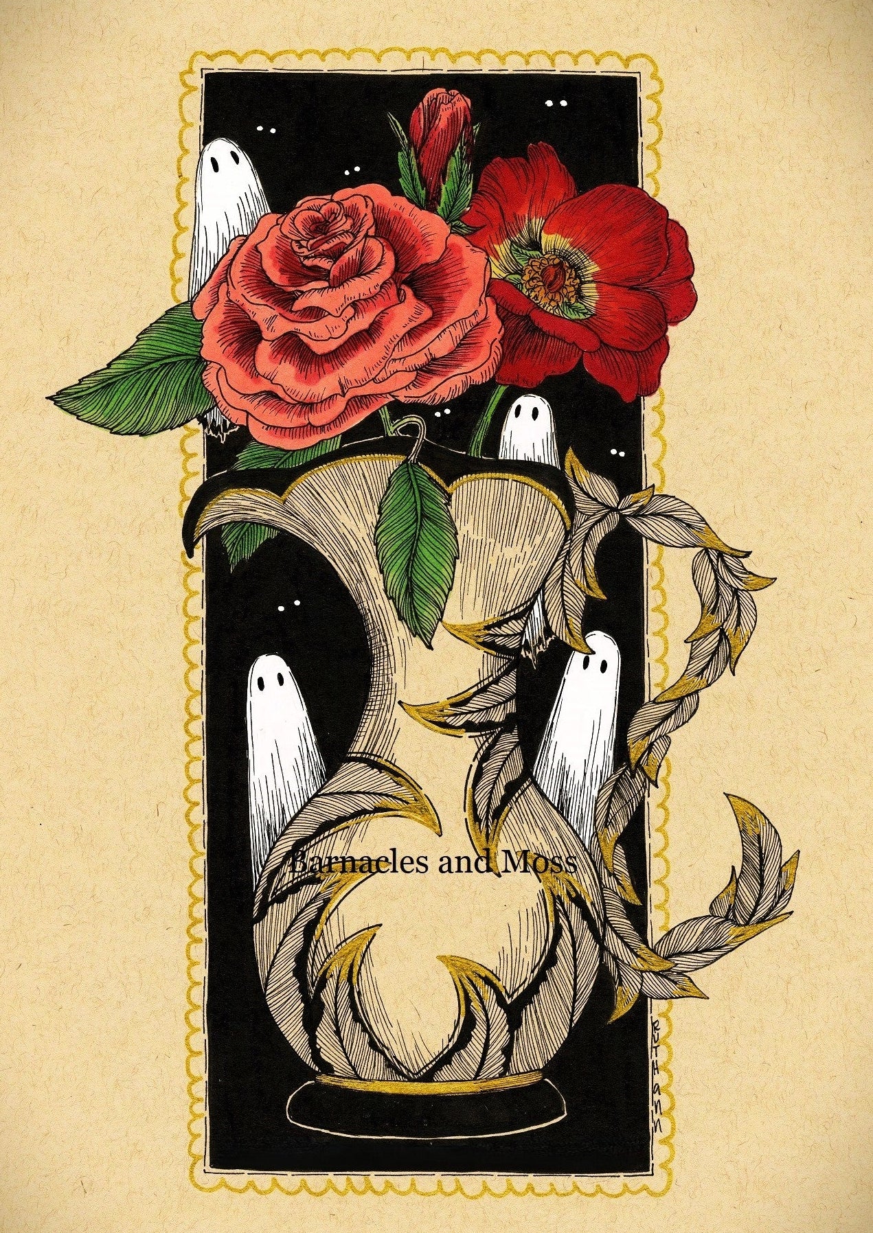 Je Vis, Mais Dans Les Larmes Fine Art Print