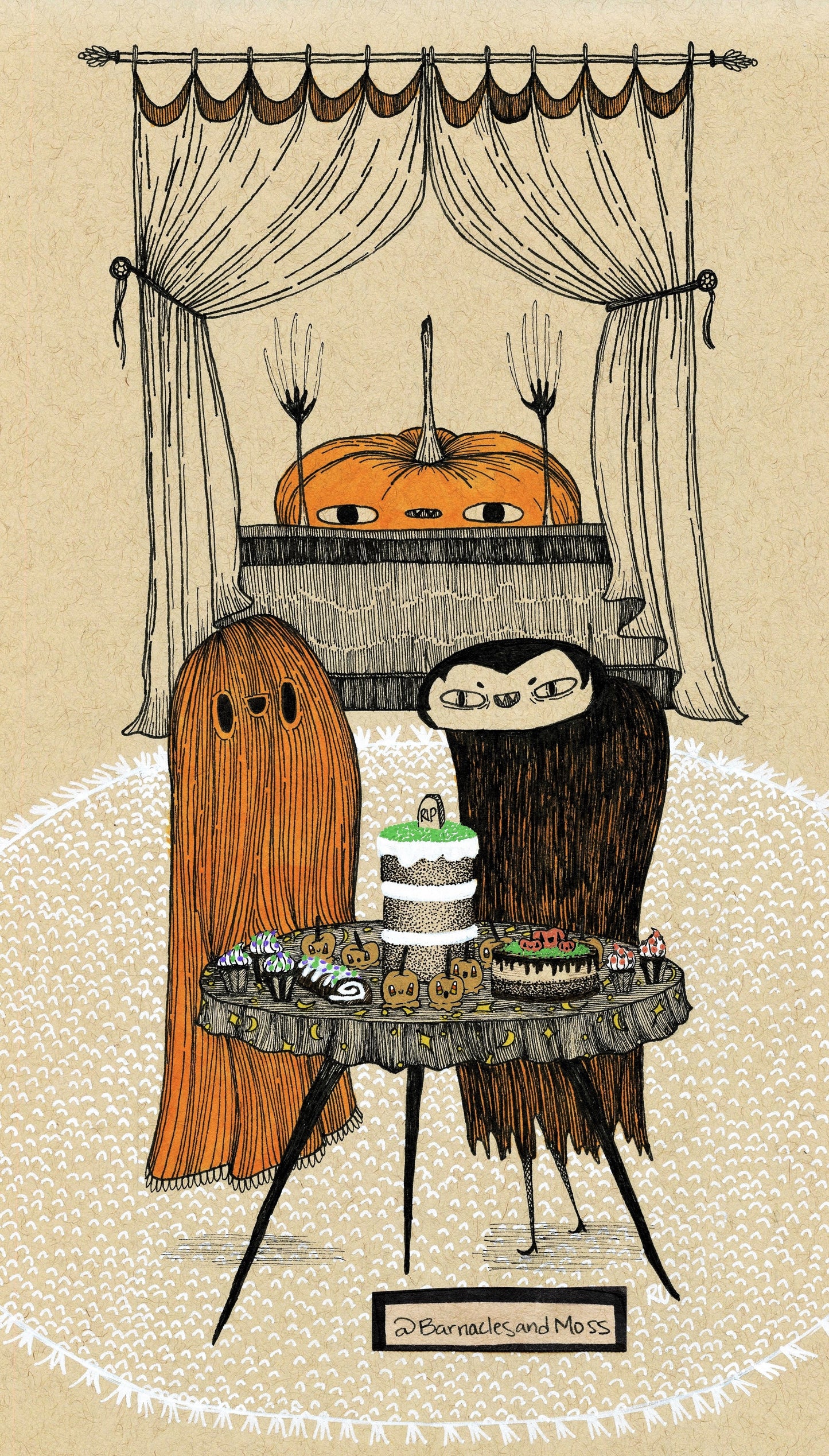 Lonely Pumpkin Fine Art Print