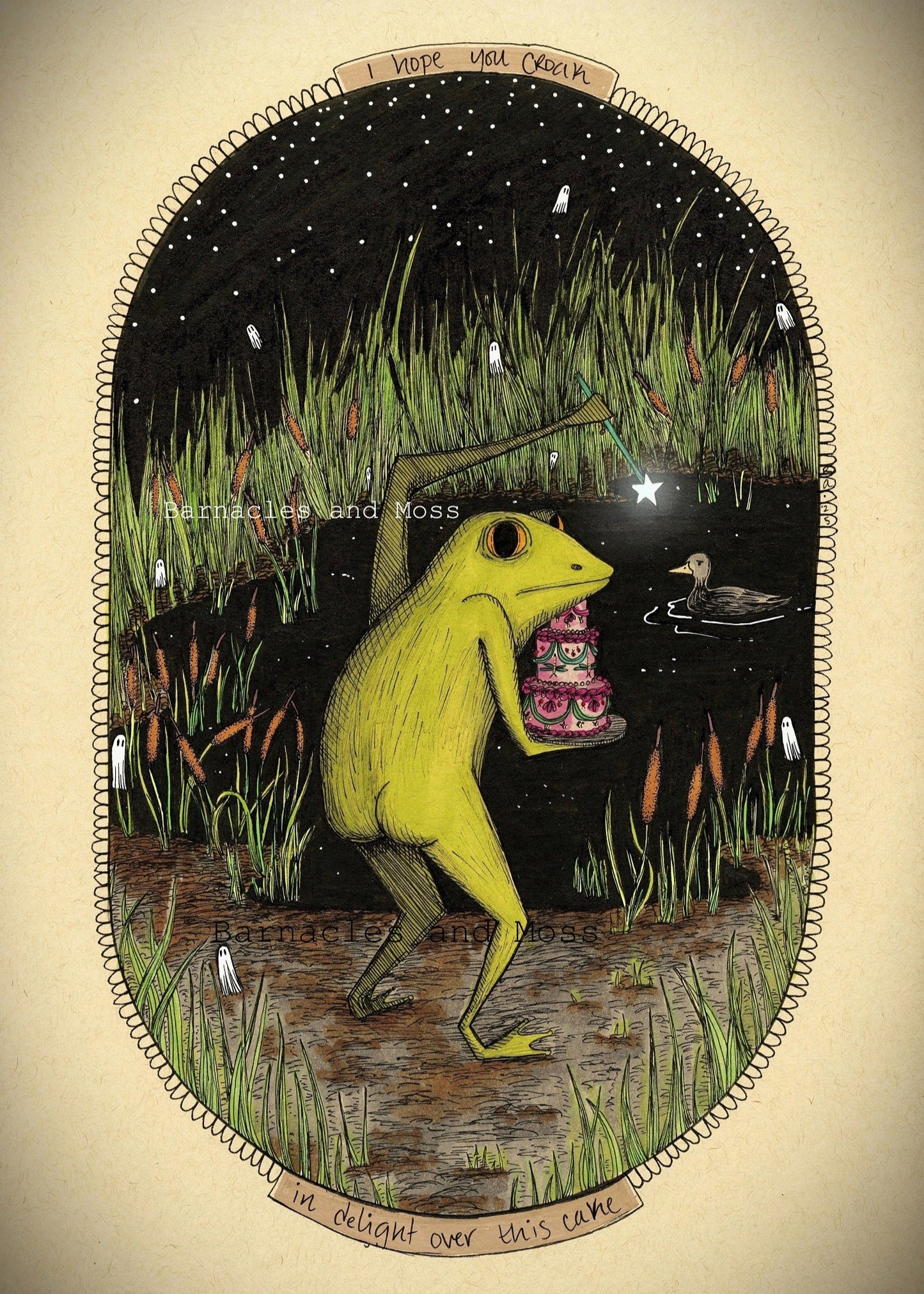 Loveland Frogman Booty Fine Art Print