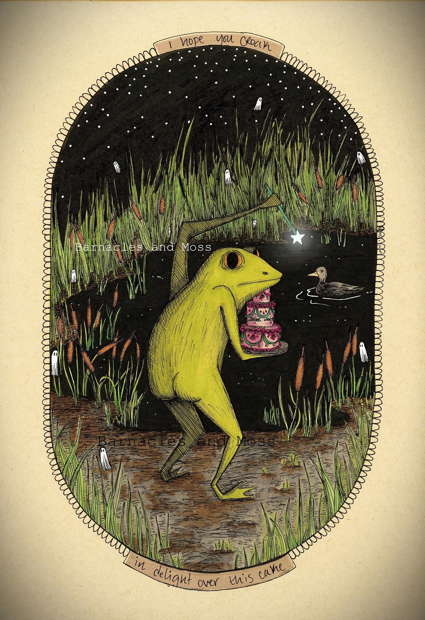 Loveland Frogman Booty Fine Art Print
