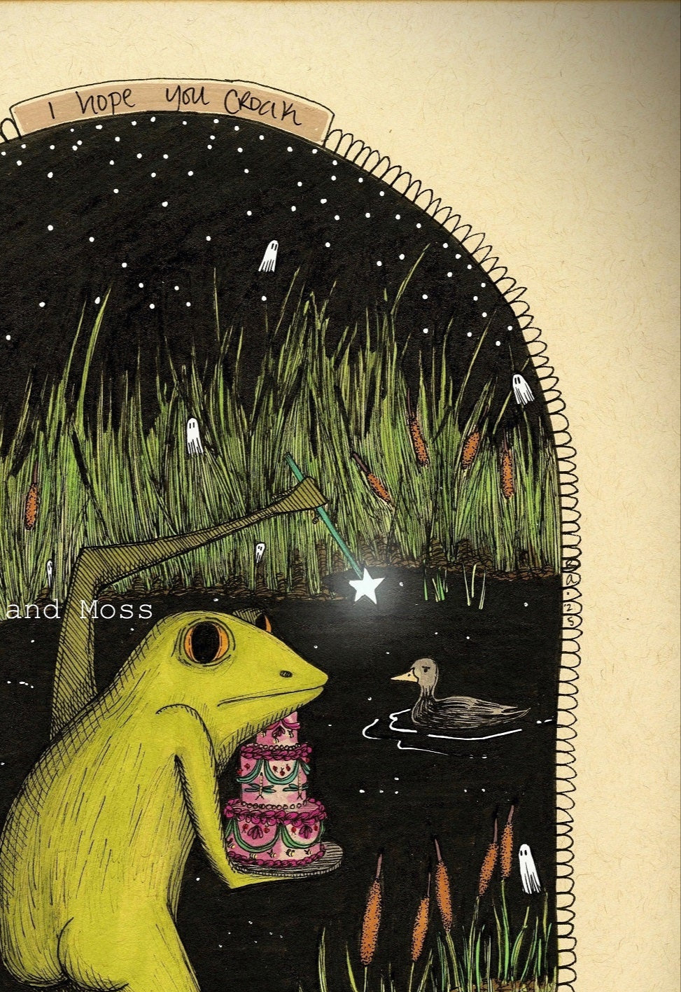 Loveland Frogman Booty Fine Art Print