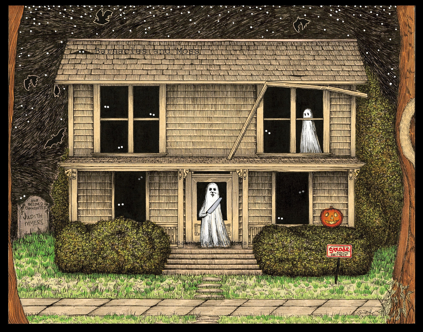 Halloween House Fine Art Print