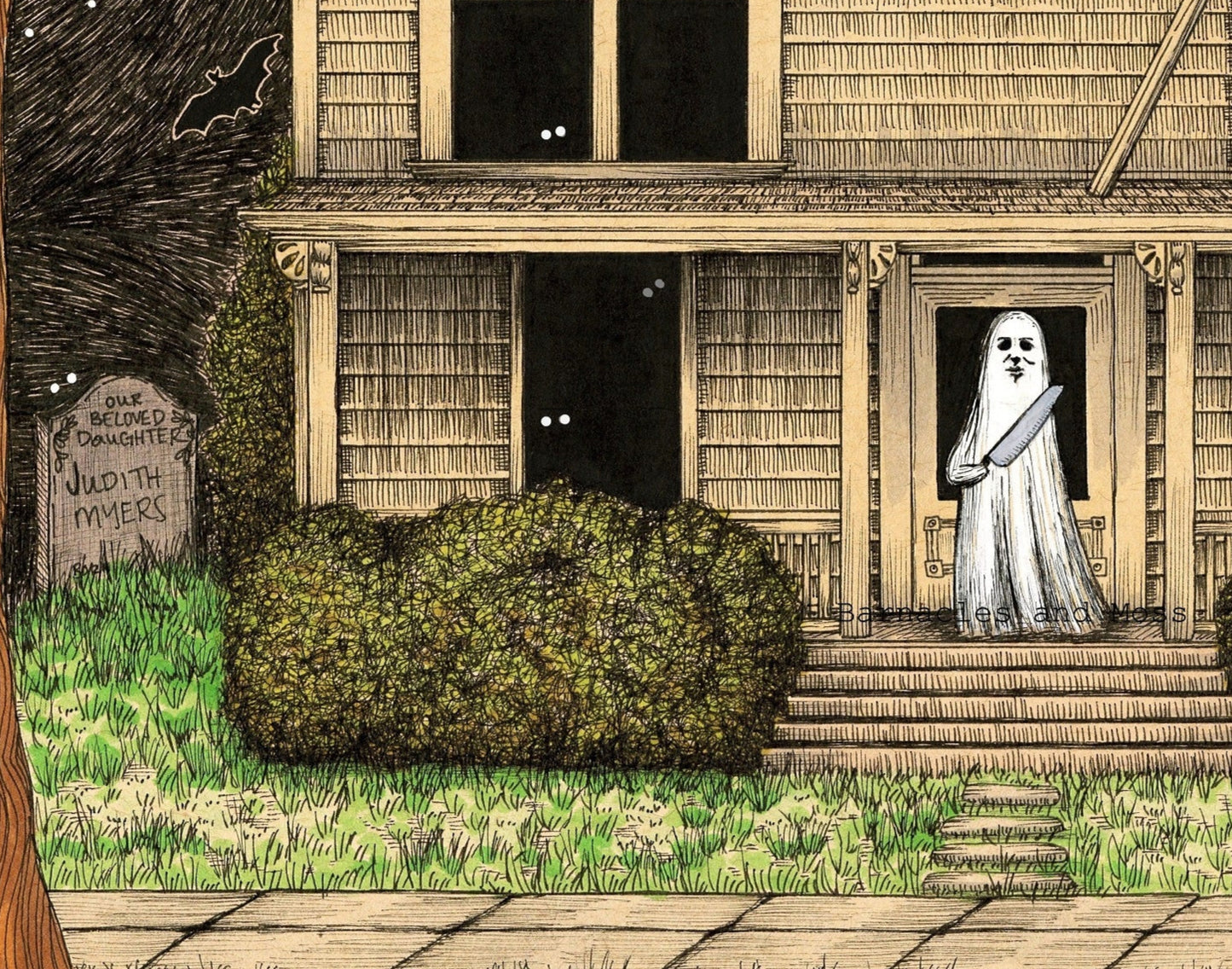 Halloween House Fine Art Print