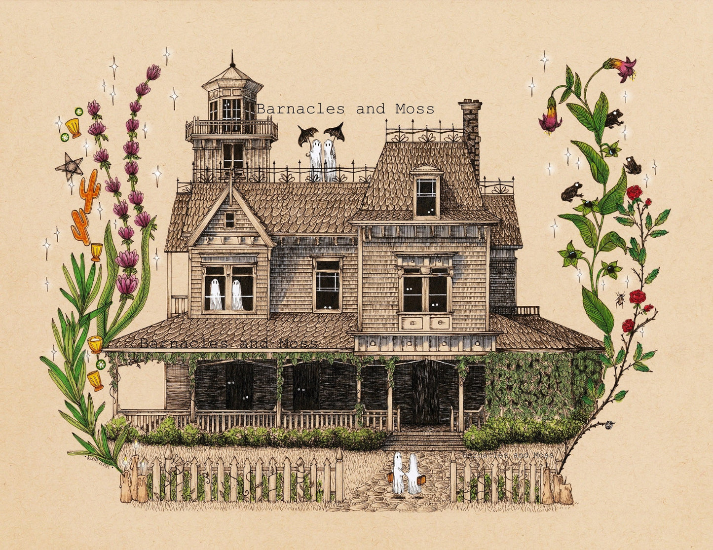 Owens Sisters House Fine Art Print
