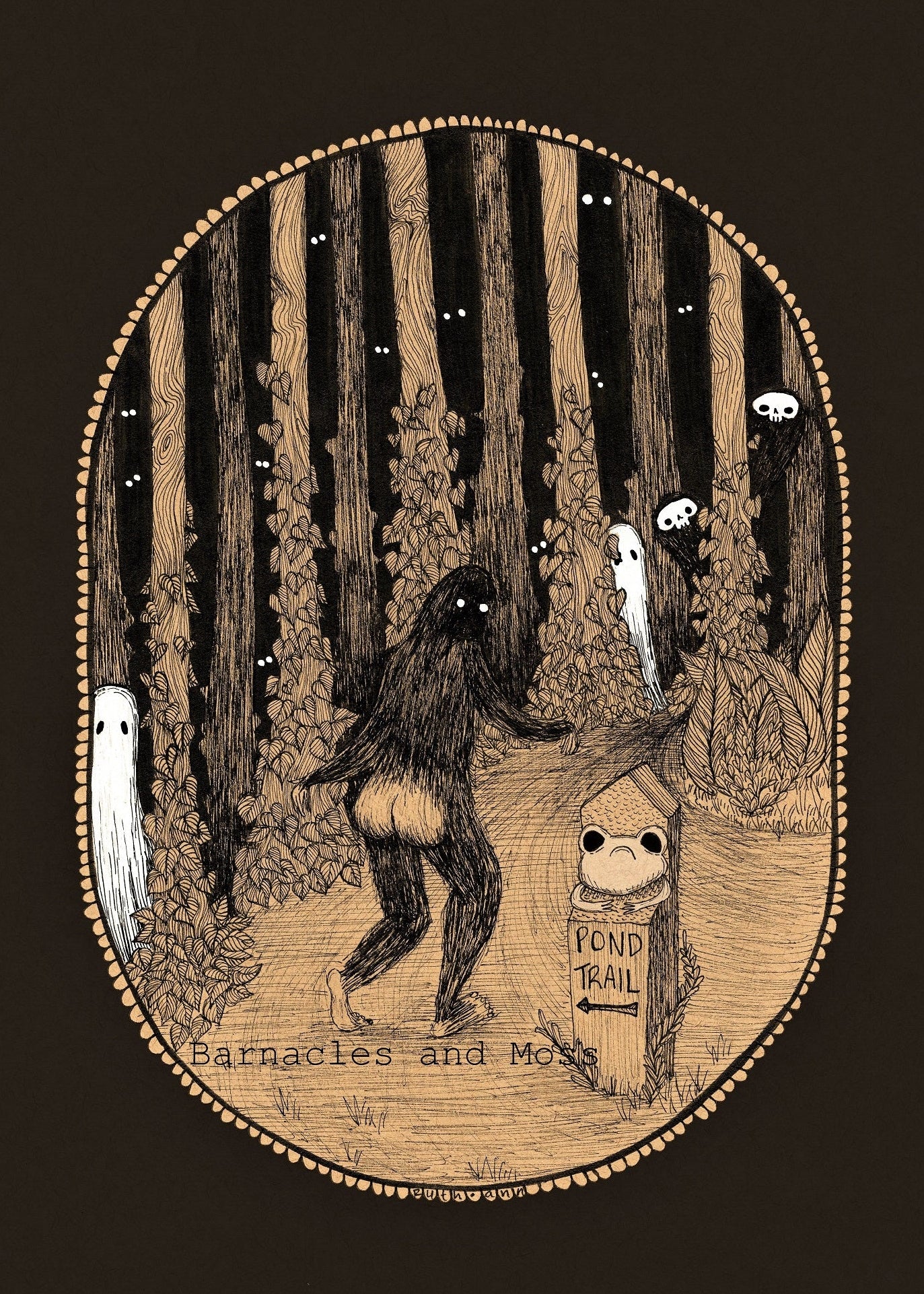 Bigfoot Booty Fine Art Print
