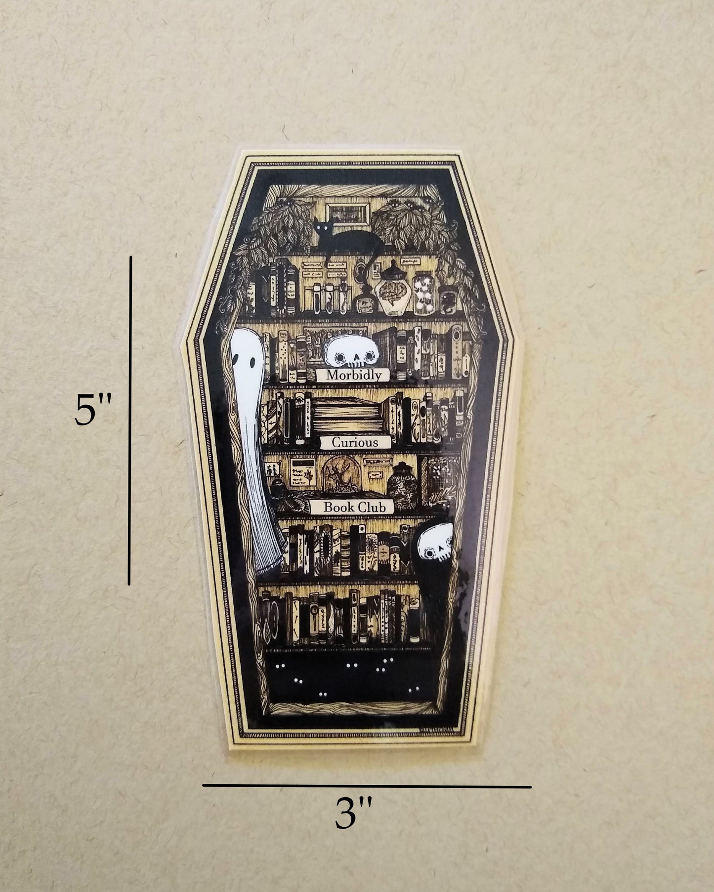 The Morbidly Curious Book Club Bookmark