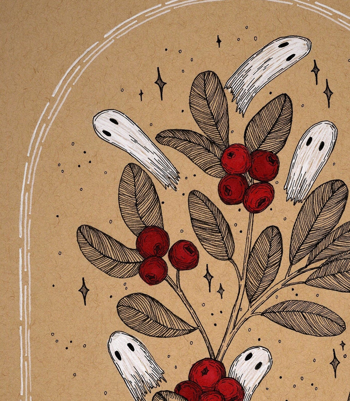Haunted Cranberries Fine Art Print