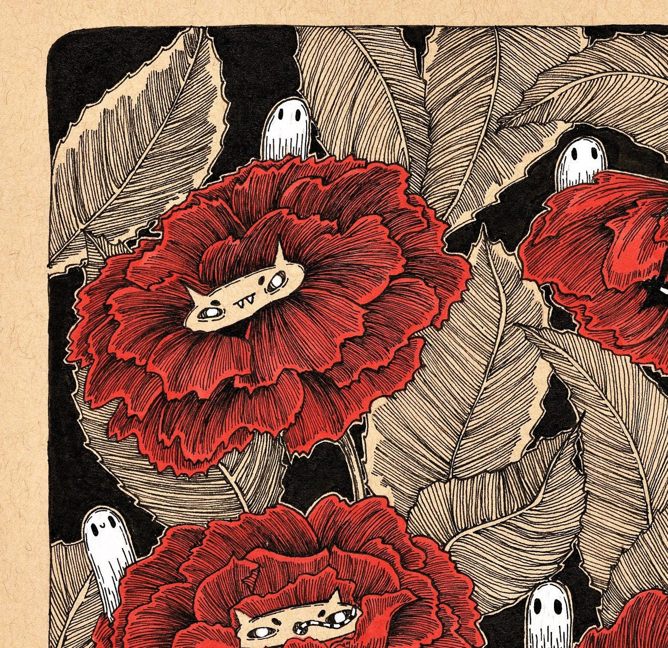 Botanical Beasties Fine Art Print