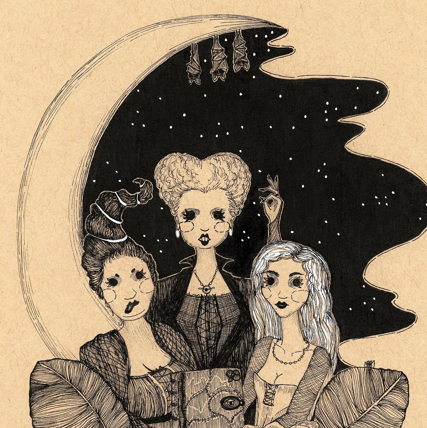Sanderson Sisters Fine Art Print