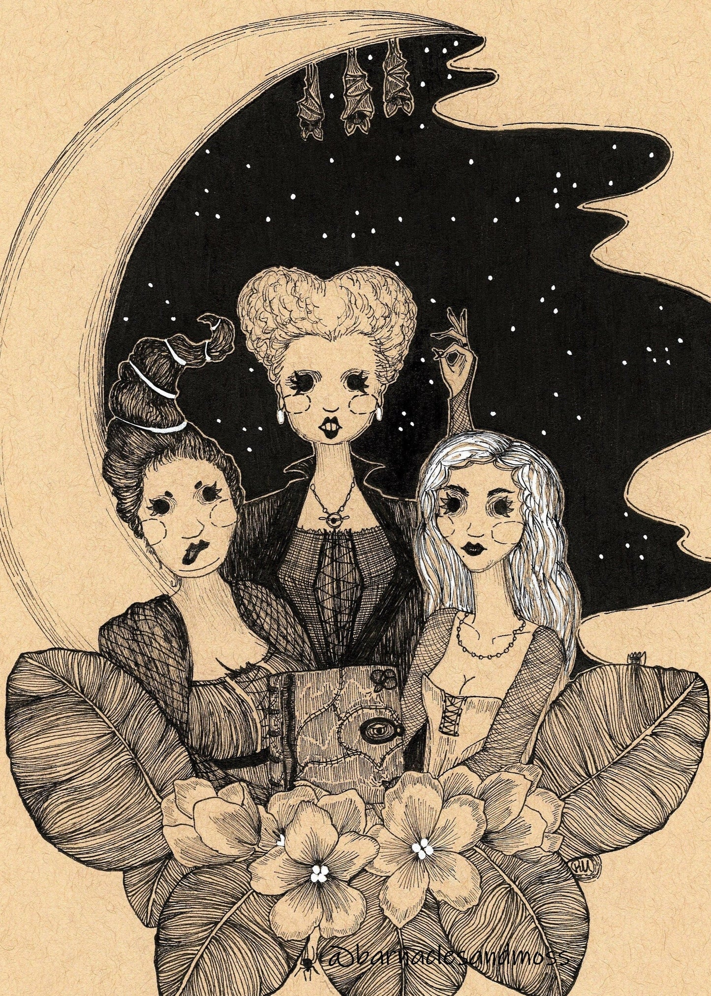 Sanderson Sisters Fine Art Print