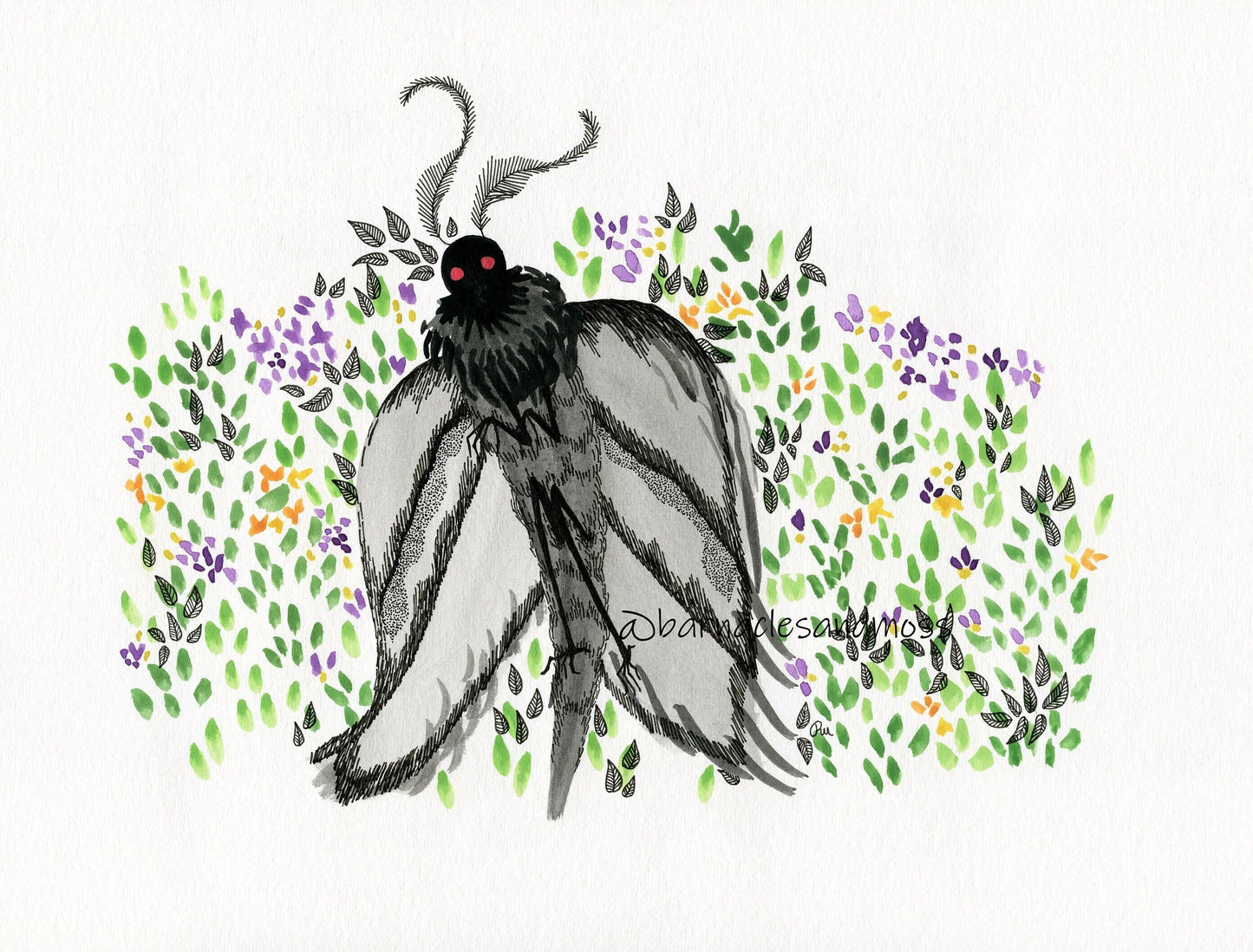 Mothman Fine Art Print