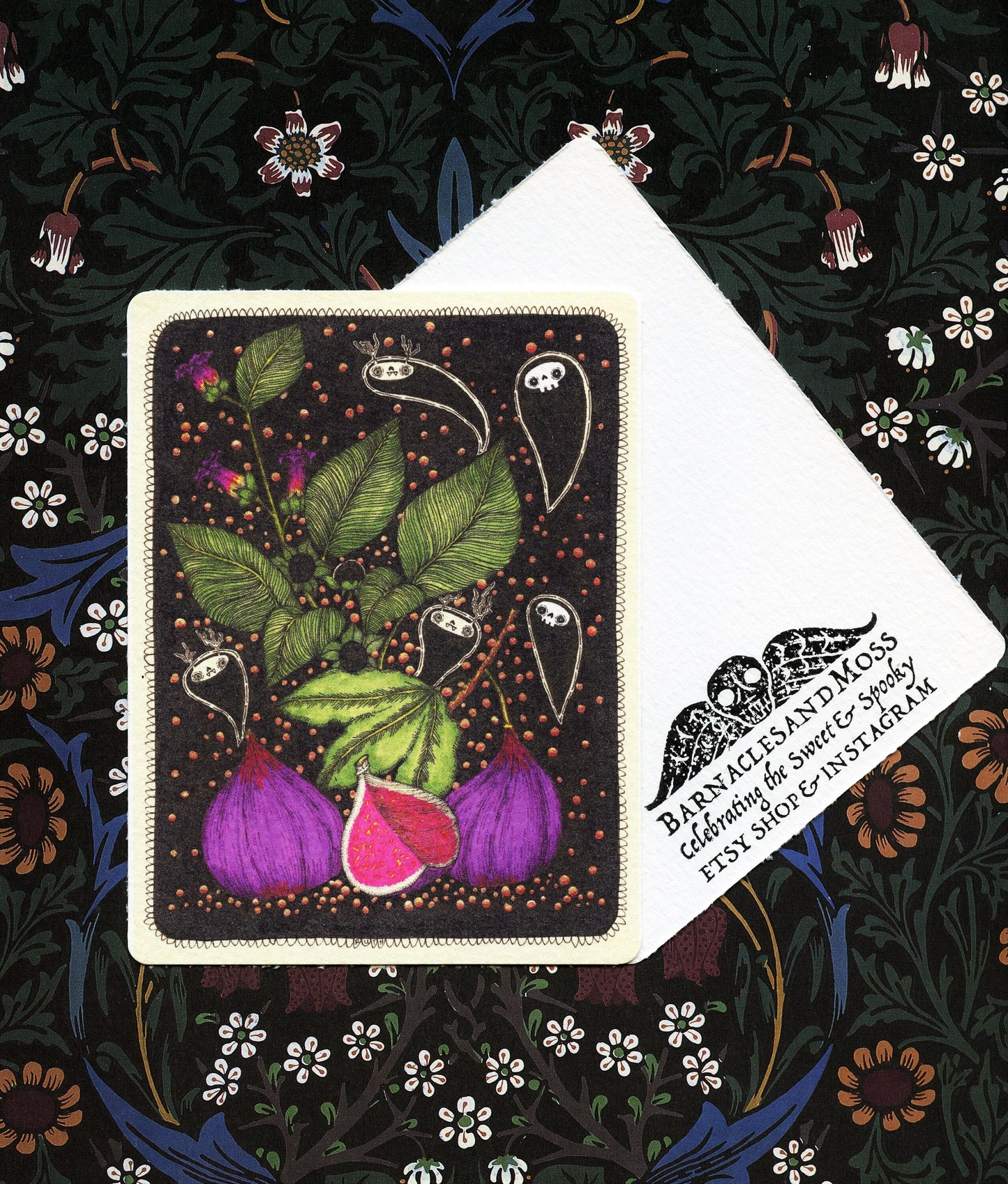 Set of 3 Frameable Haunted Flora Cards