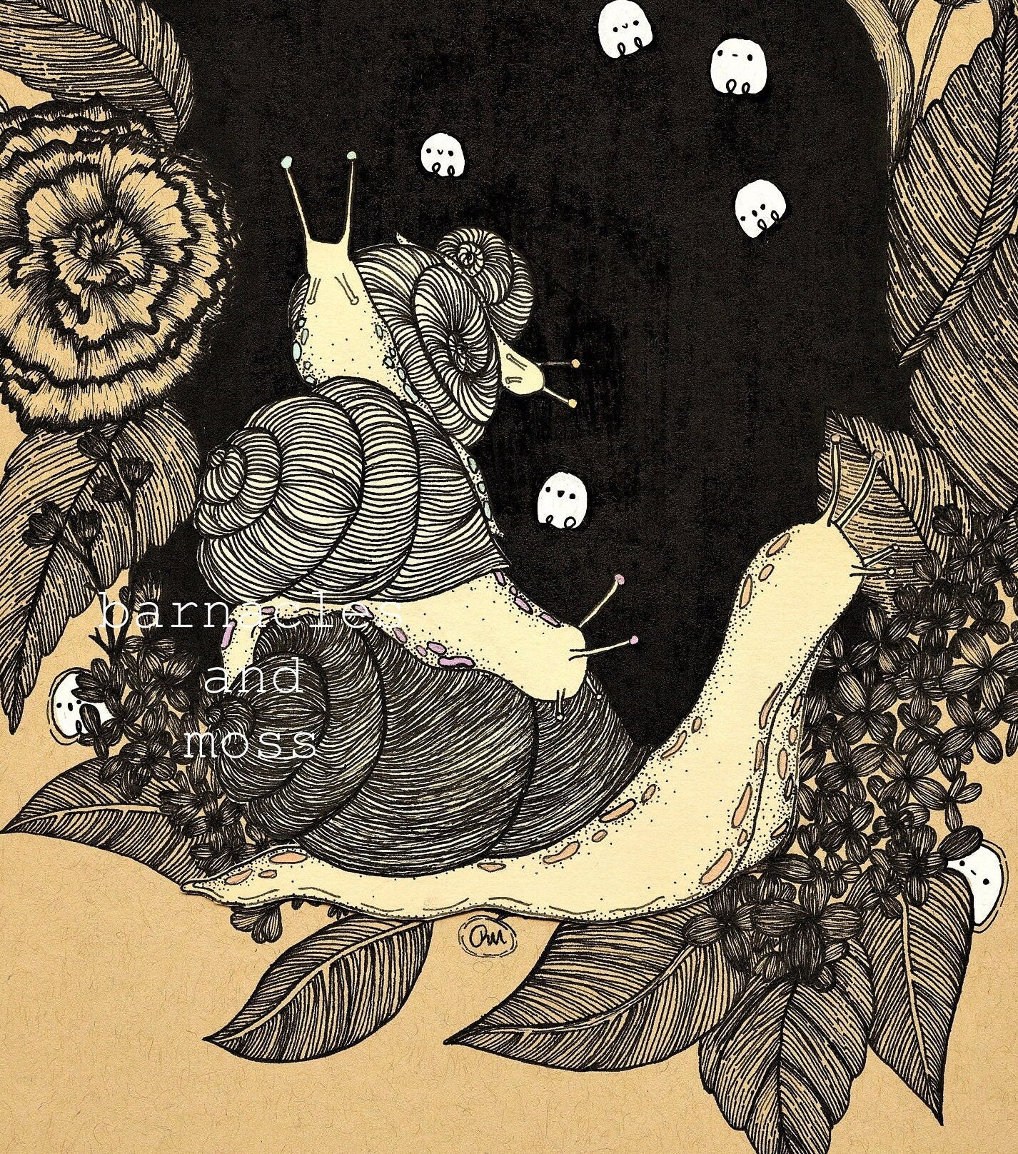 Snail Garden Fine Art Print