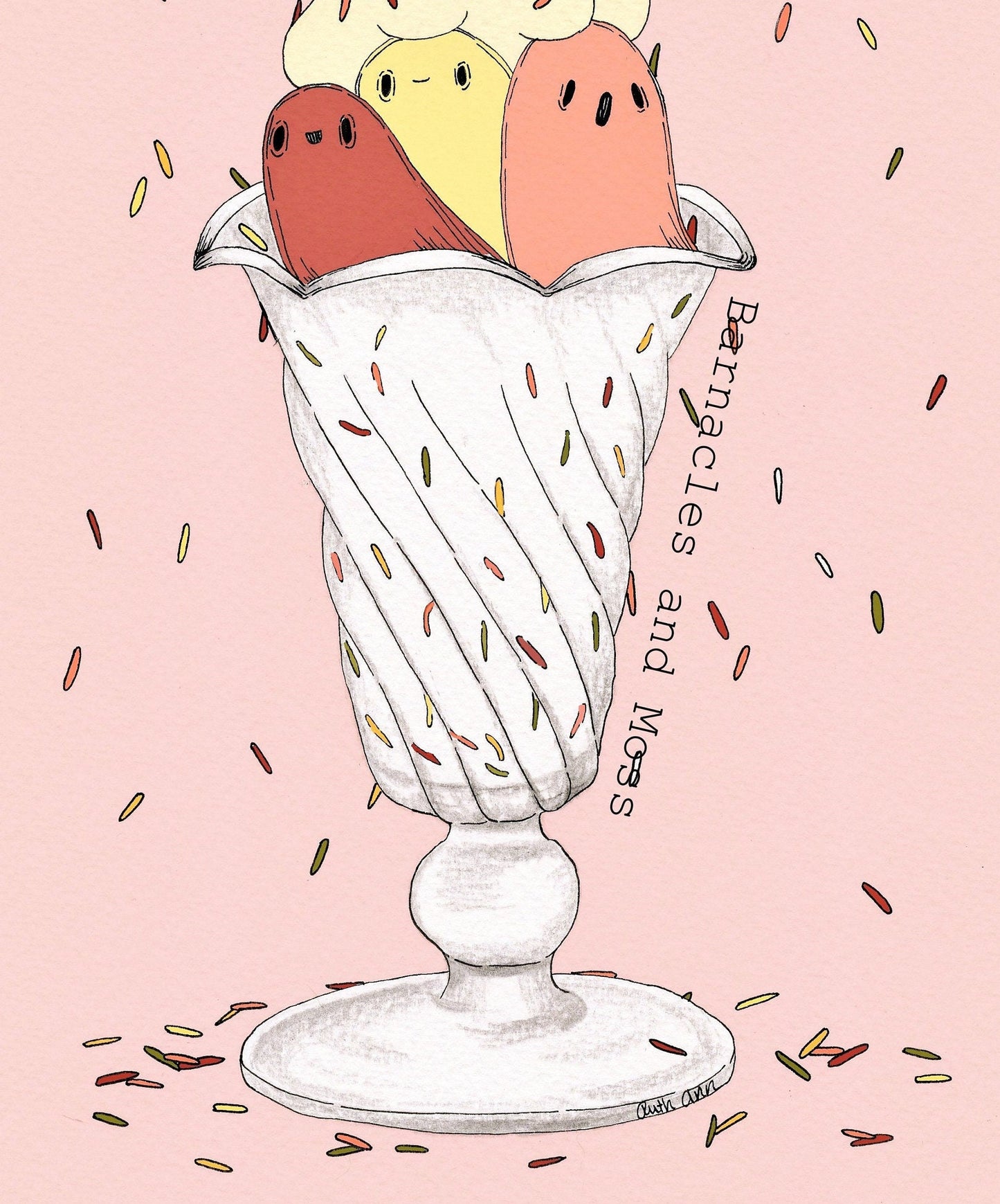 Pumpkin Ice Cream Sundae Fine Art Print