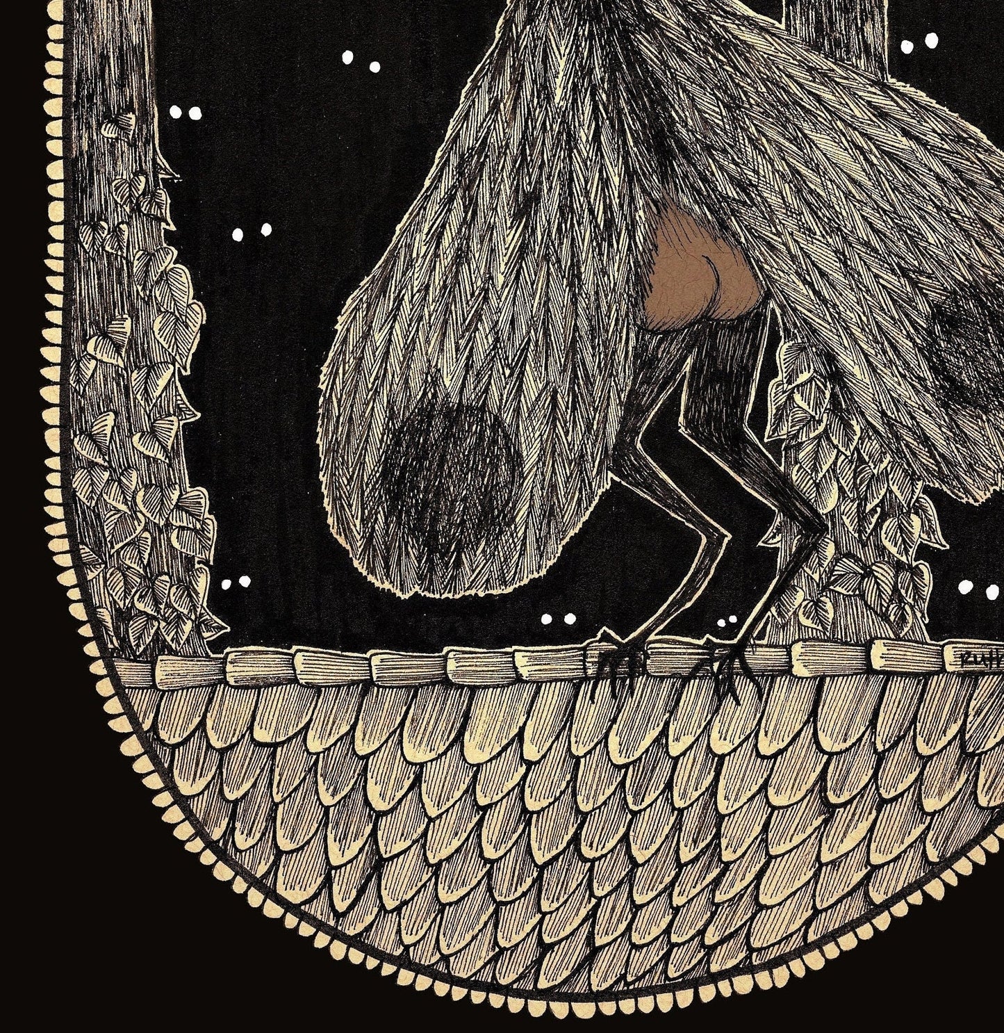 Mothman Booty Fine Art Print