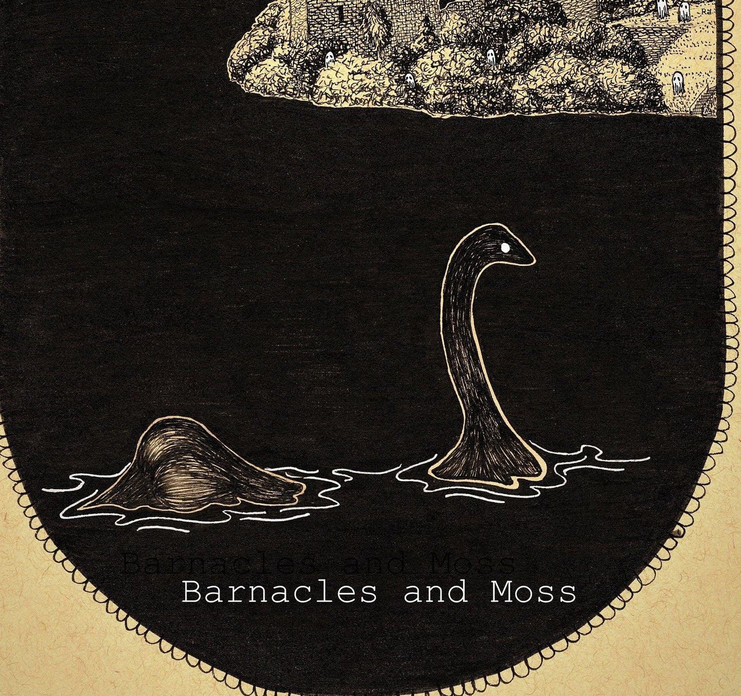 Loch Ness Monster Booty Fine Art Print
