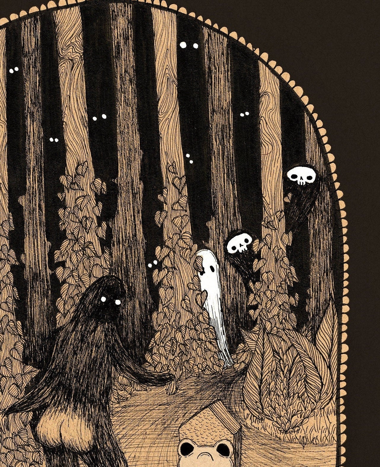 Sasquatch Booty Fine Art Print
