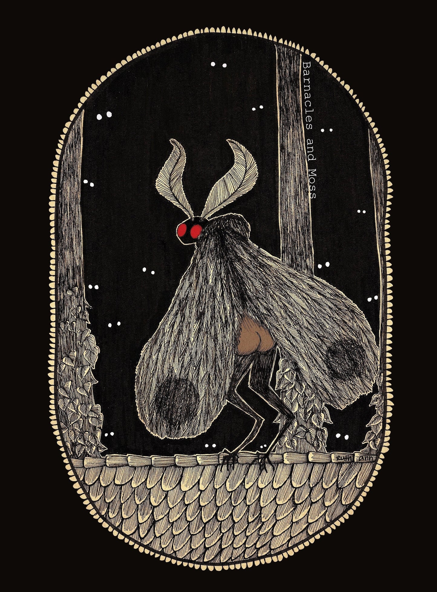 Mothman Booty Fine Art Print