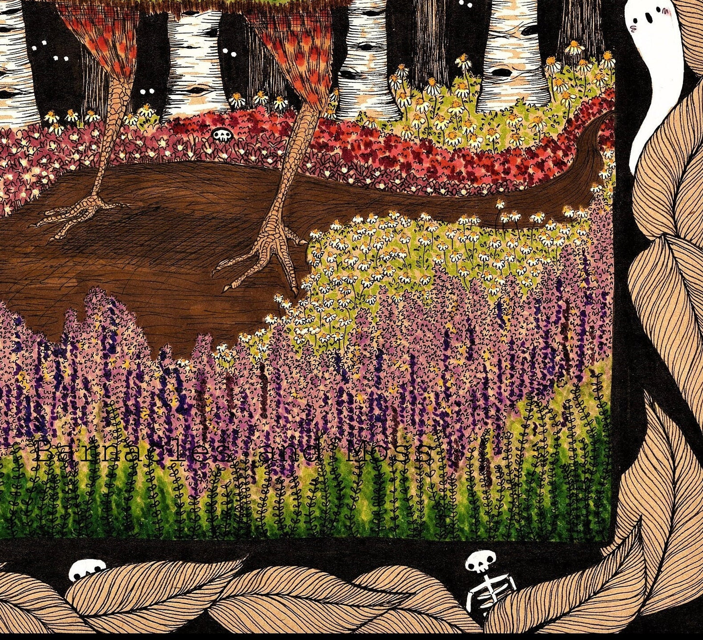 Baba Yaga's Hut In Summer Fine Art Print