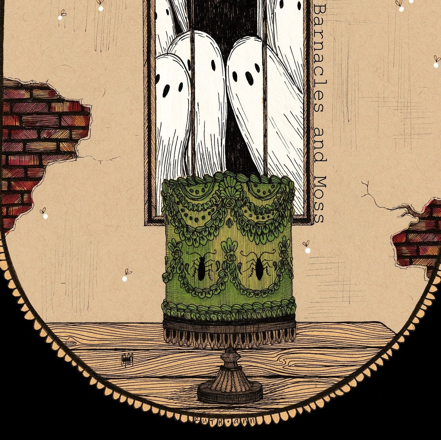 Creepy Crawlies Cake Fine Art Print