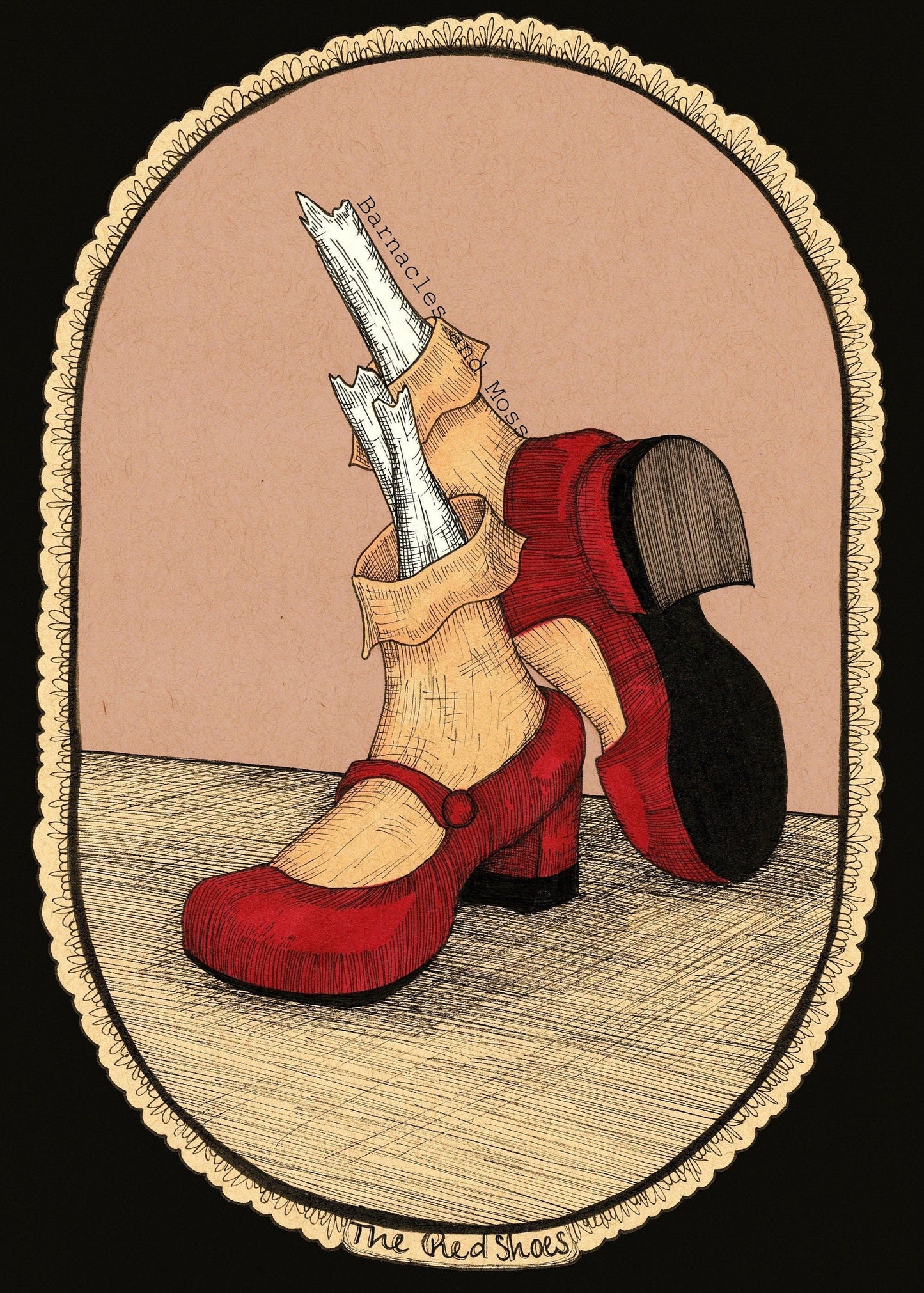 The Red Shoes Fine Art Print
