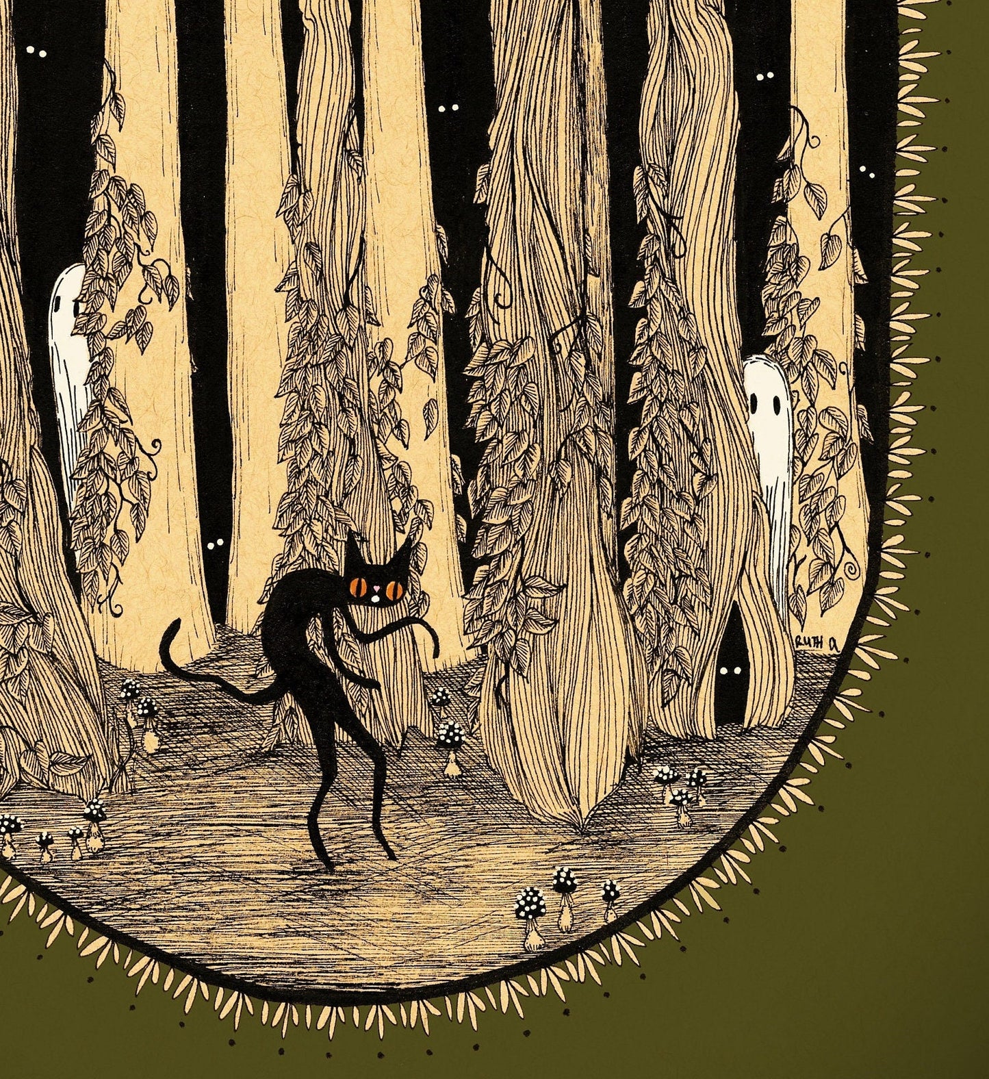 Cryptid Stance Fine Art Print
