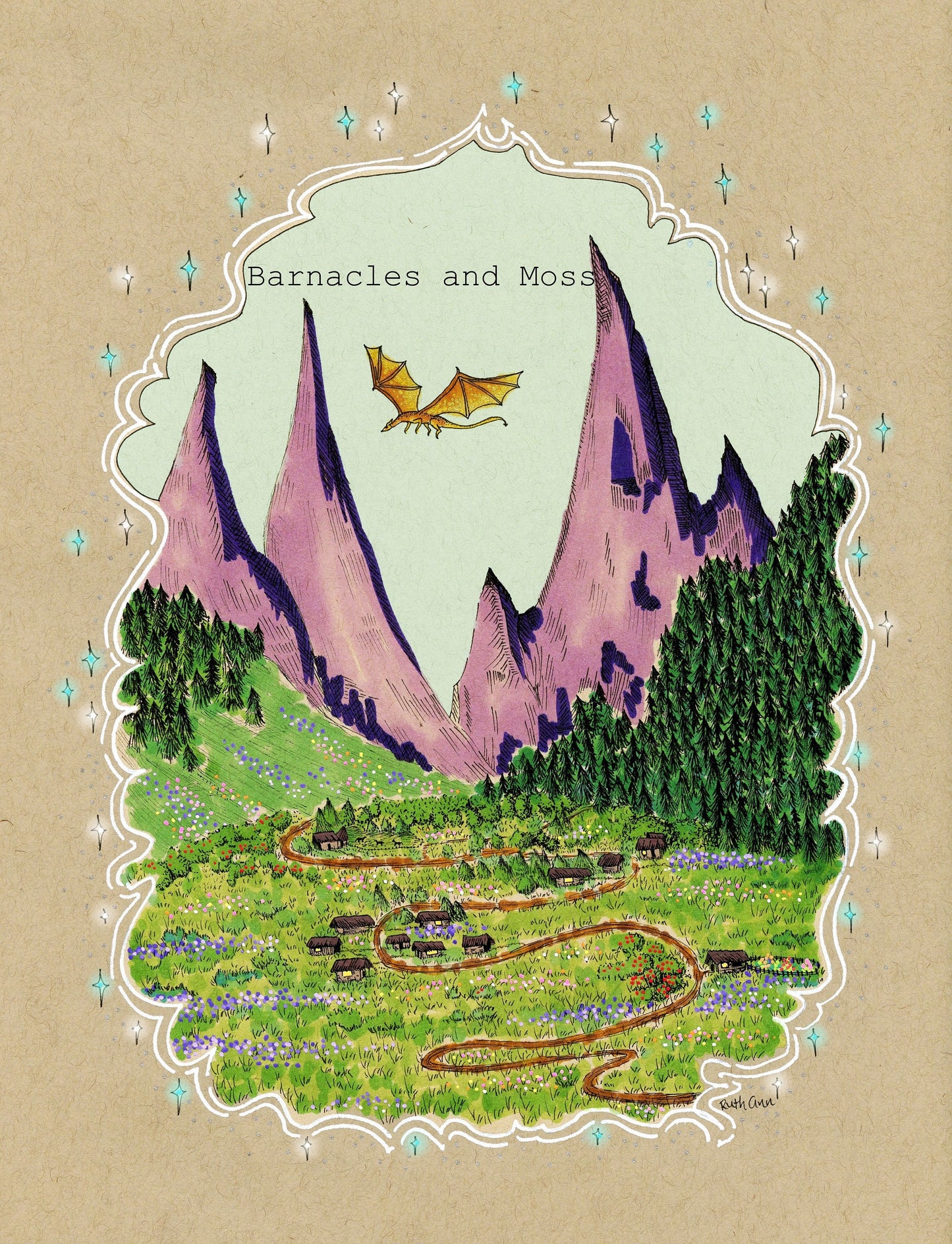 Fae Village Fine Art Print