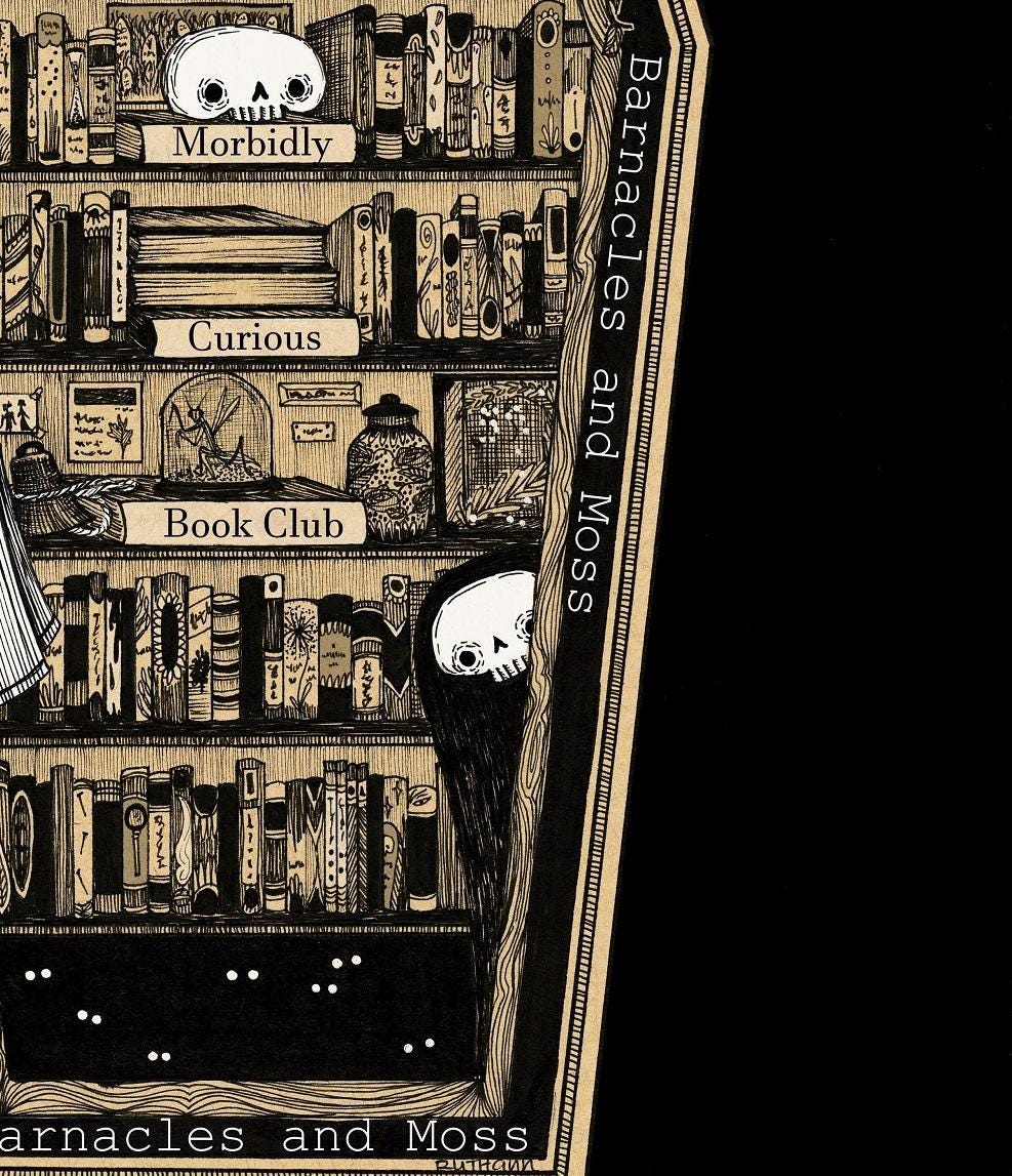 The Morbidly Curious Book Club Fine Art Print