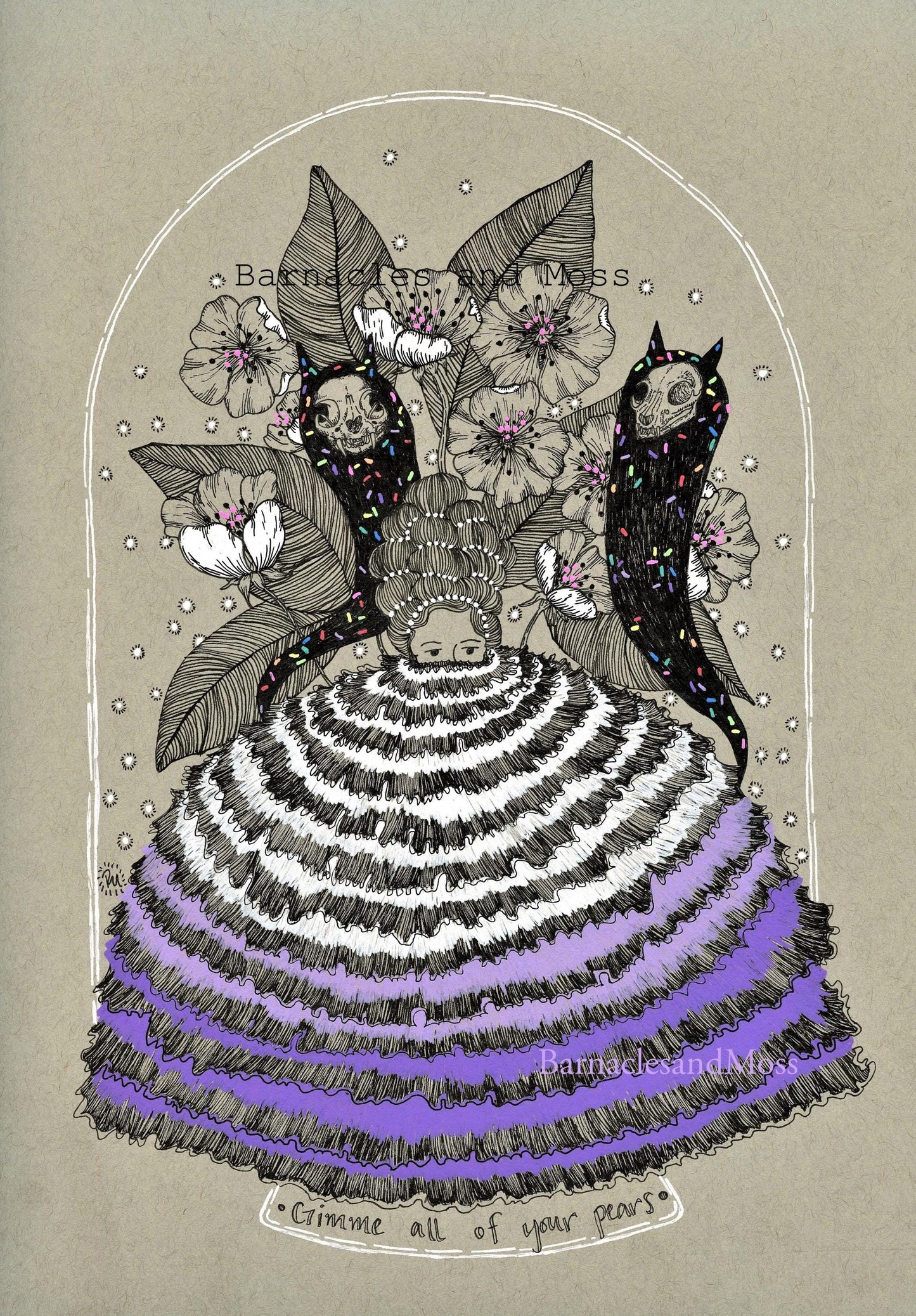 Gimme All Of Your Pears Art Print