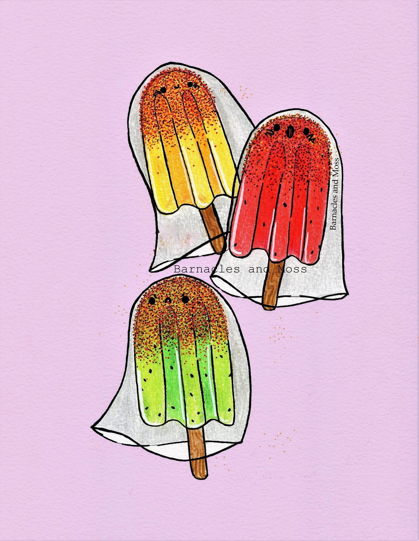 Ghost Paletas Fine Art Print