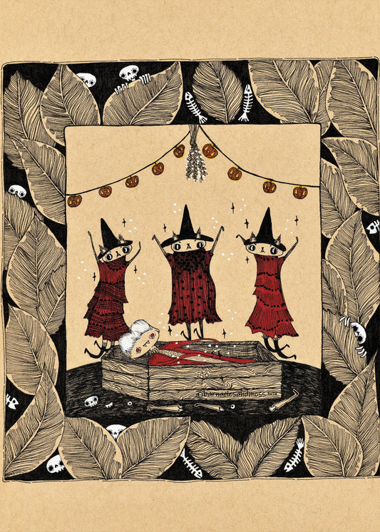 Cat Coven Fine Art Print
