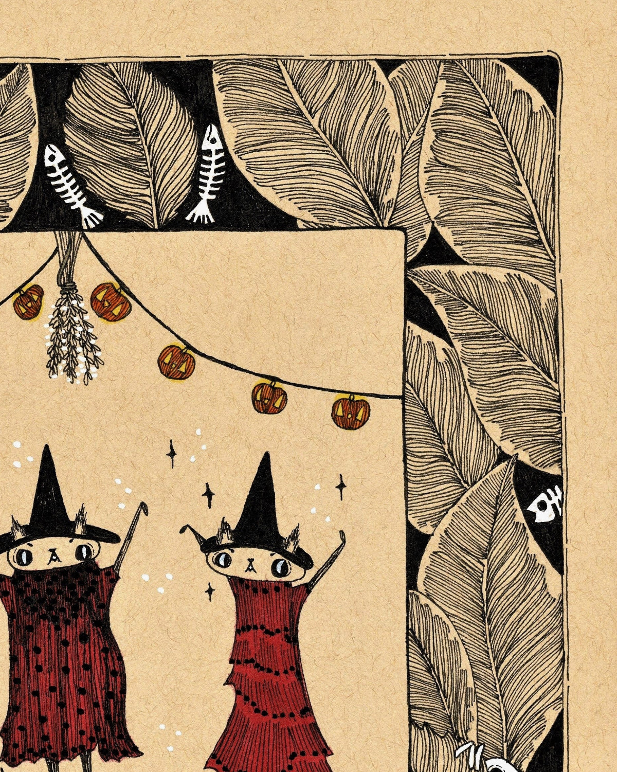 Cat Coven Fine Art Print