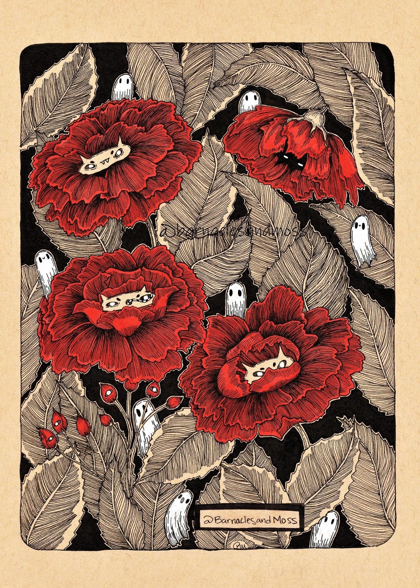 Botanical Beasties Fine Art Print