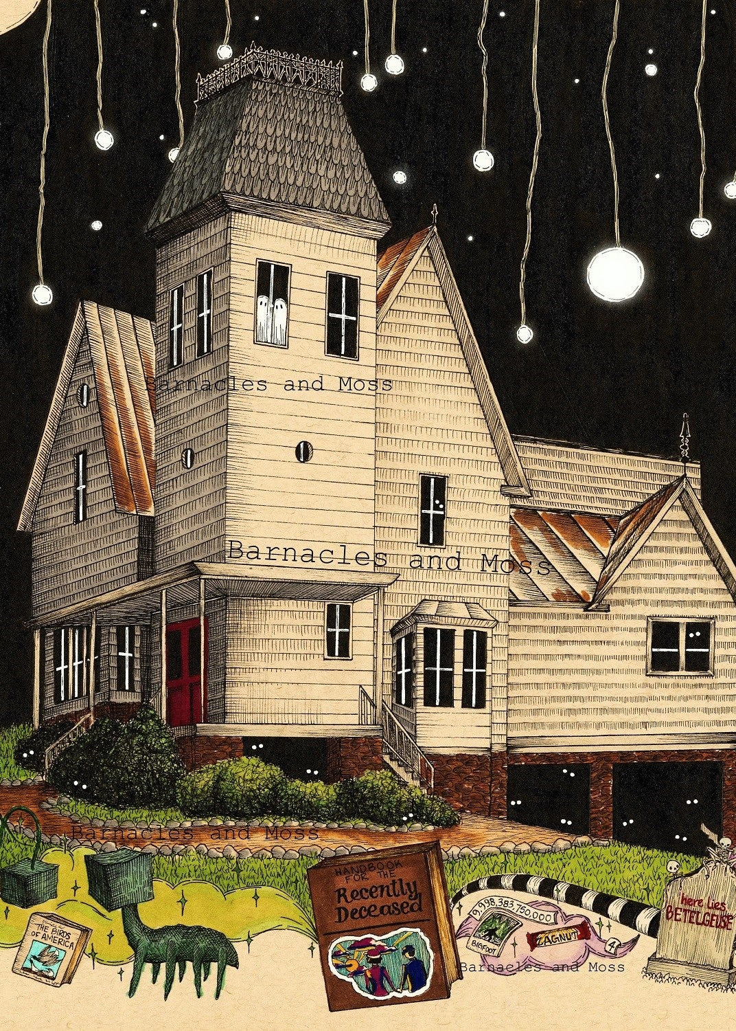 Deetz and Maitland House Fine Art Print