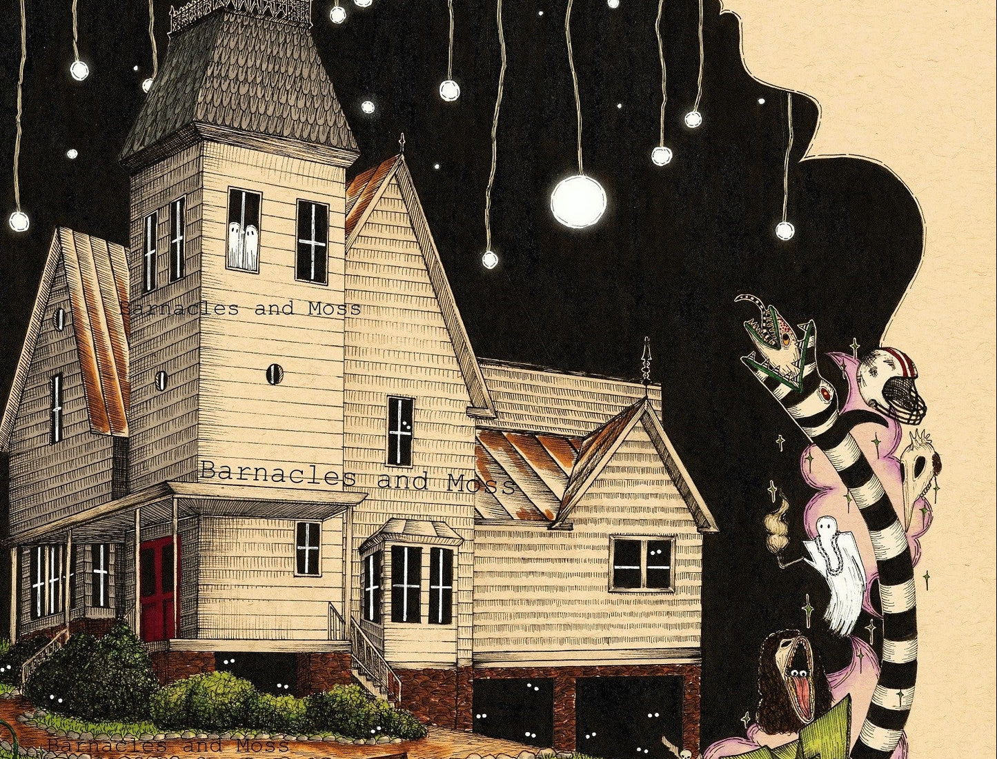 Deetz and Maitland House Fine Art Print
