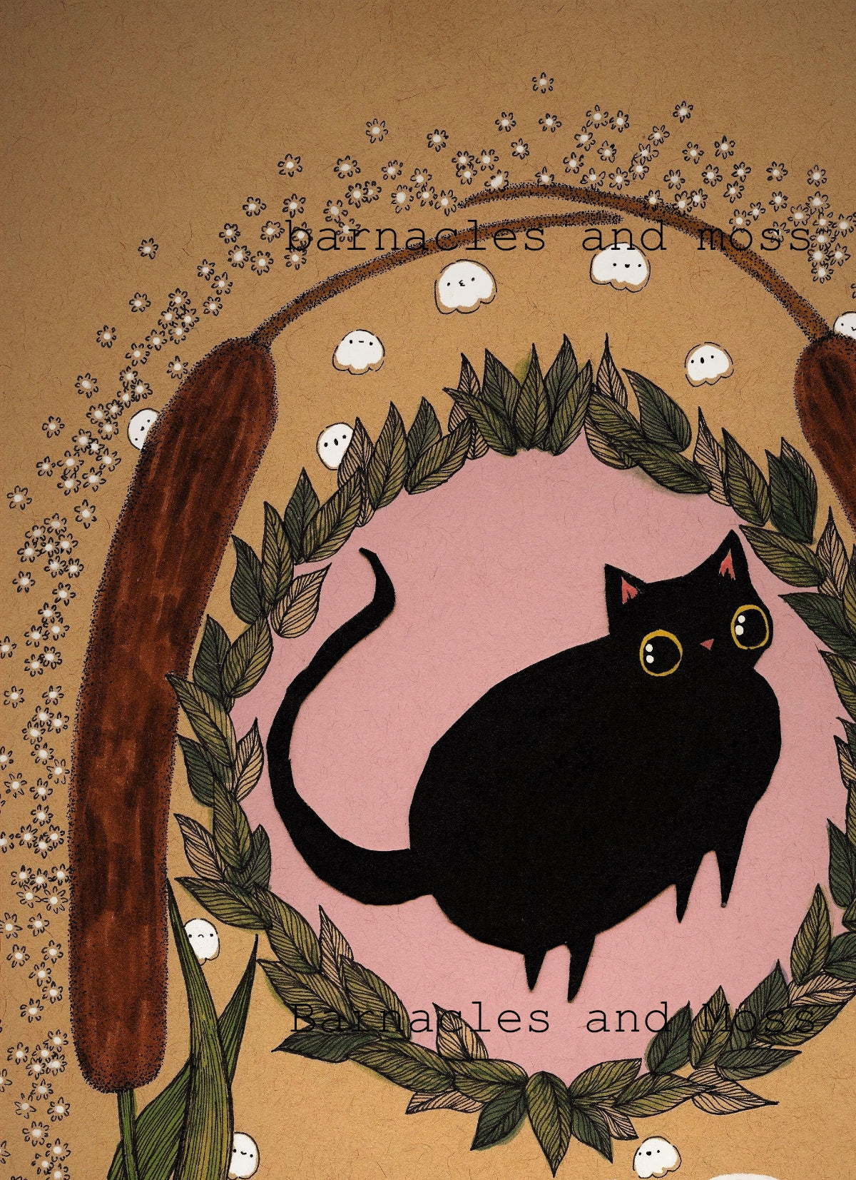 Bones and Cattails Fine Art Print