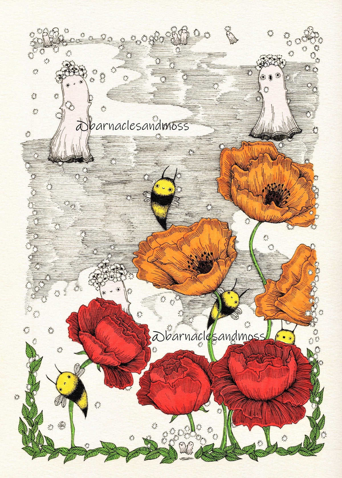 The Bumbleboos are Back Fine Art Print