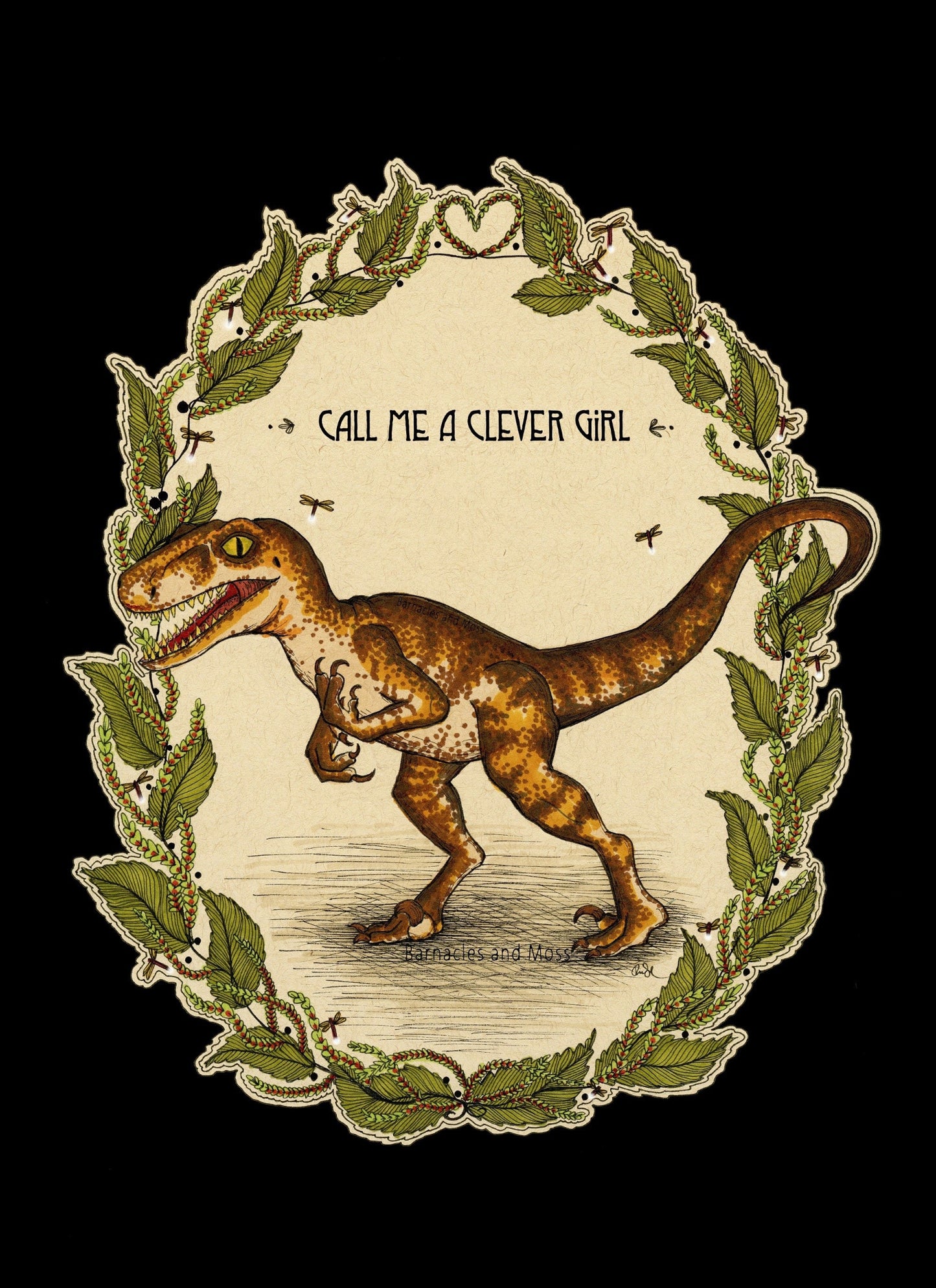 Call Me A Clever Girl Fine Art Print