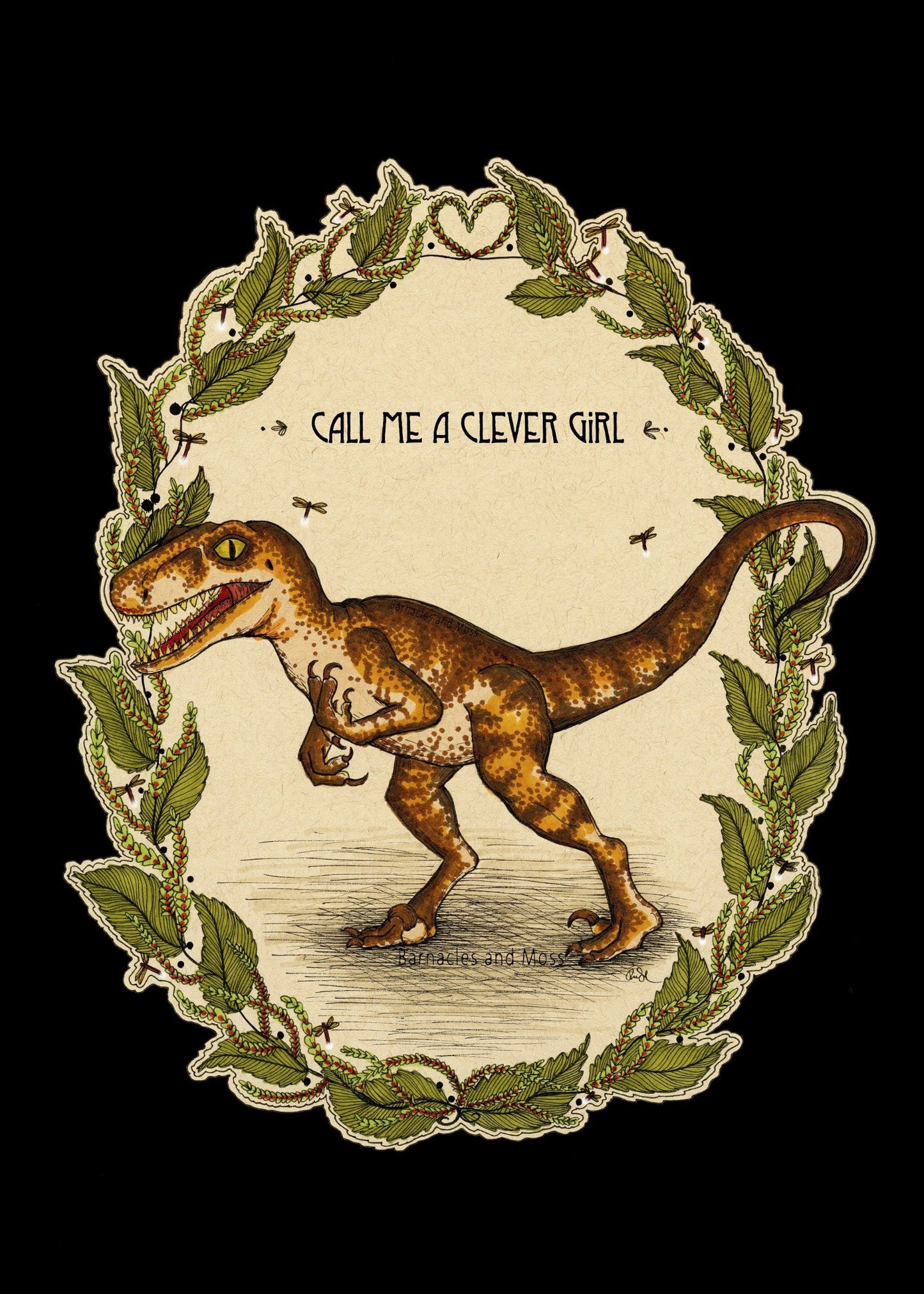 Call Me A Clever Girl Fine Art Print