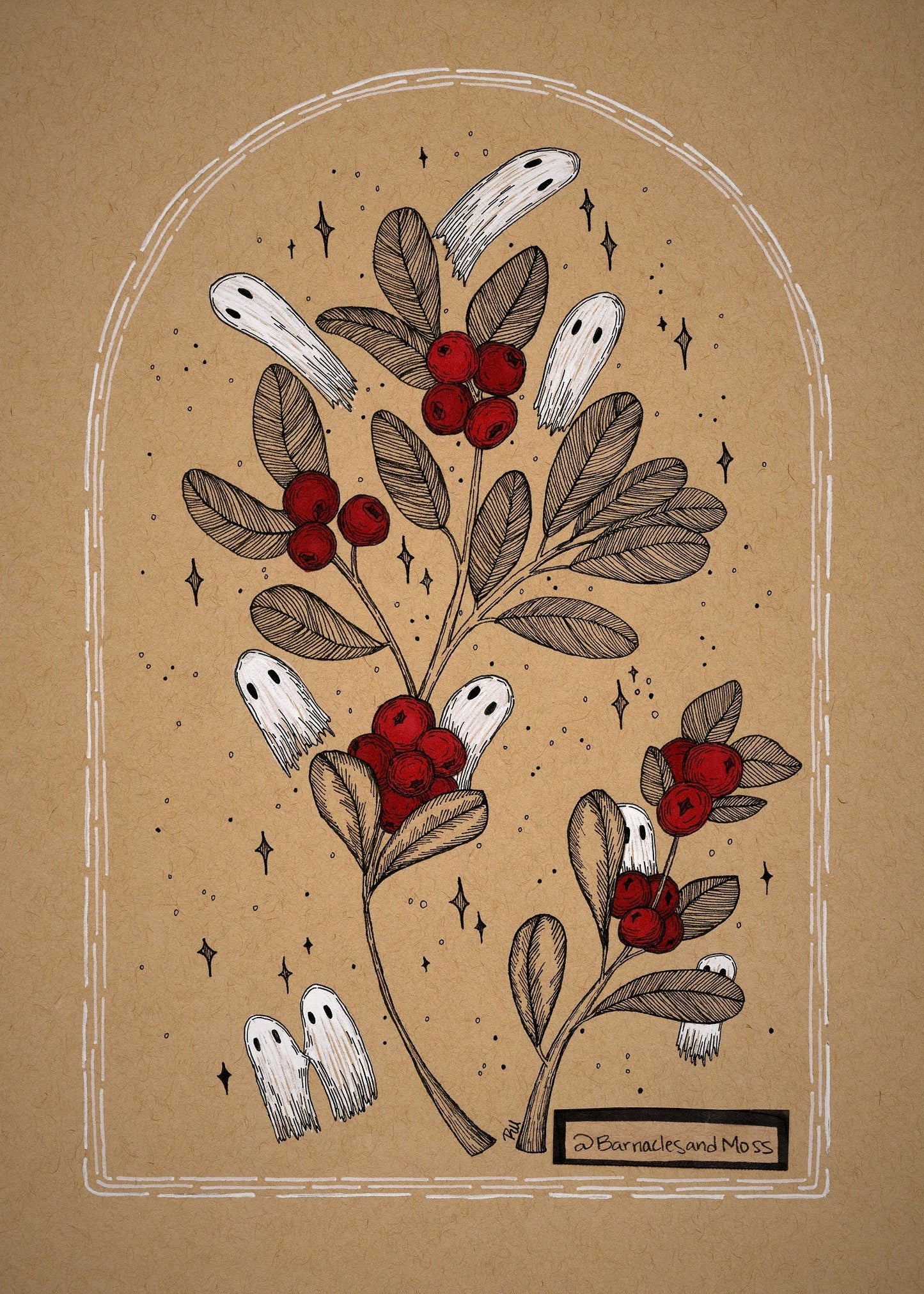 Haunted Cranberries Fine Art Print