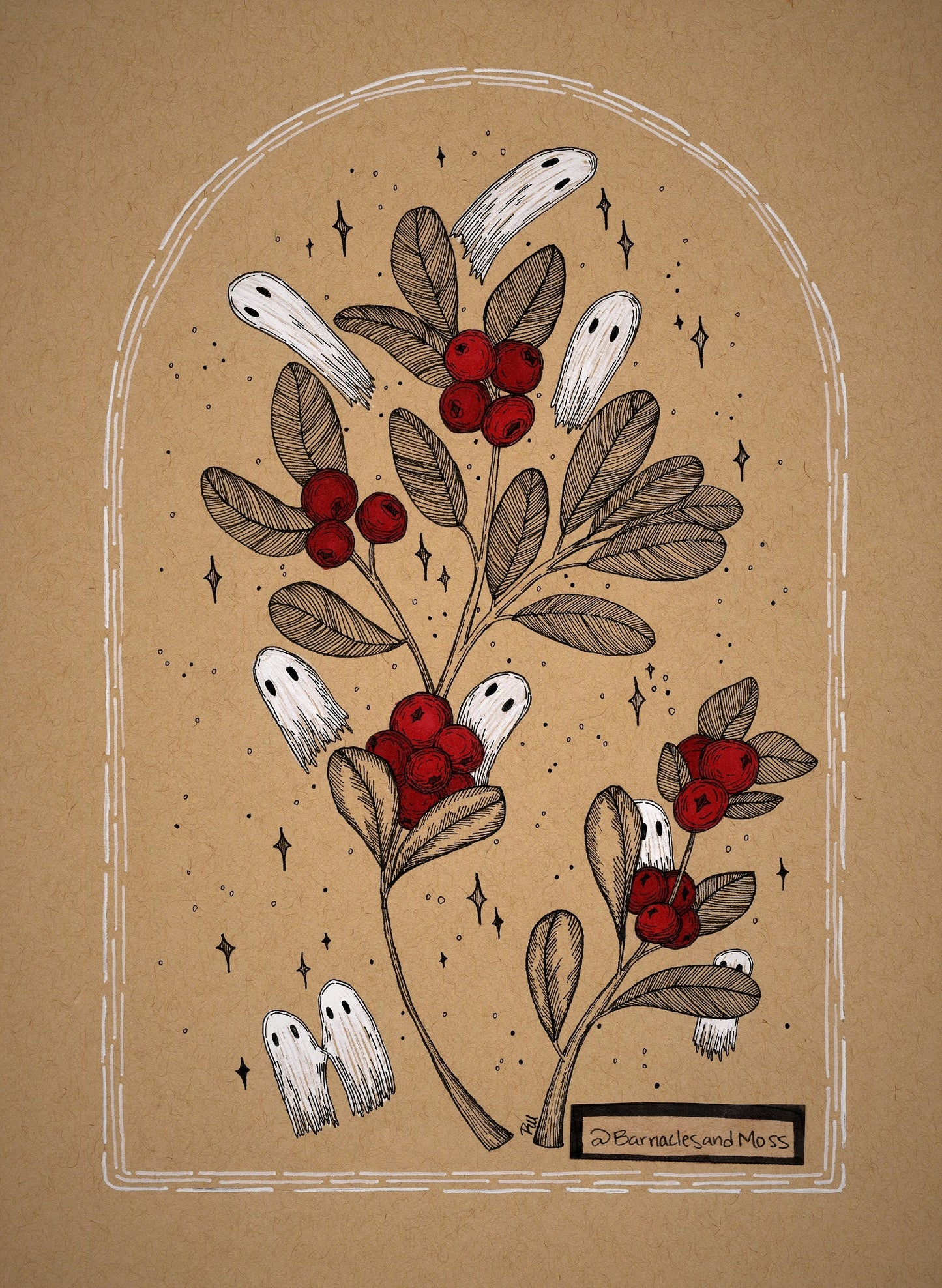 Haunted Cranberries Fine Art Print