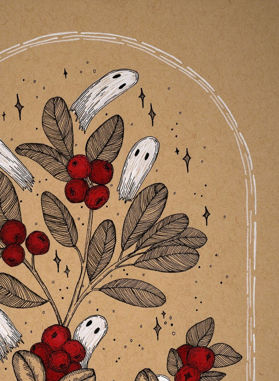 Haunted Cranberries Fine Art Print