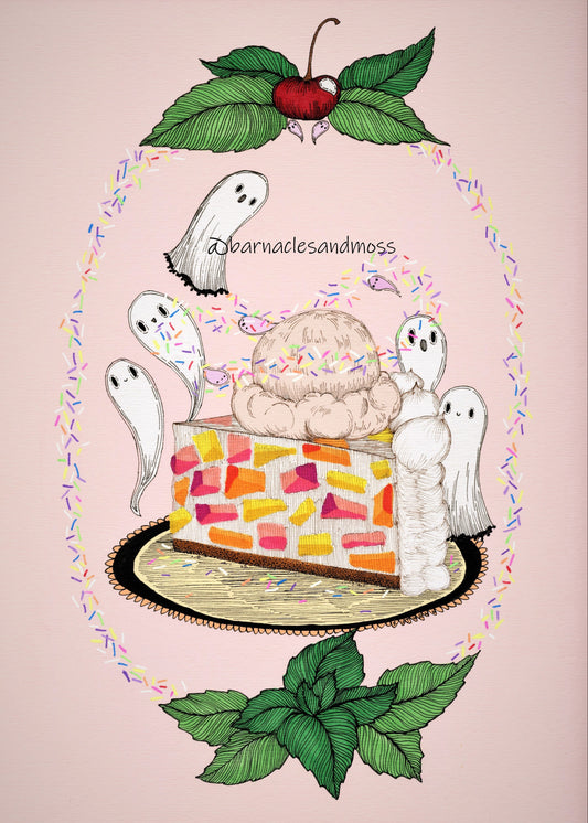 Stained Glass Jell-O Fine Art Print