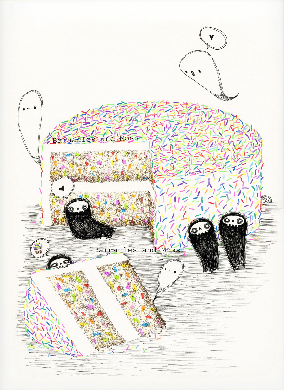 Haunted Funfetti Fine Art Print