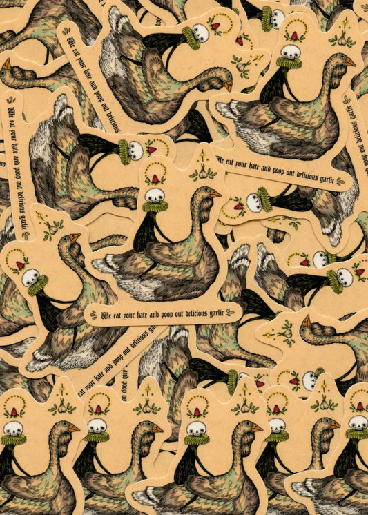 Delicious Garlic - Glossy Vinyl Sticker