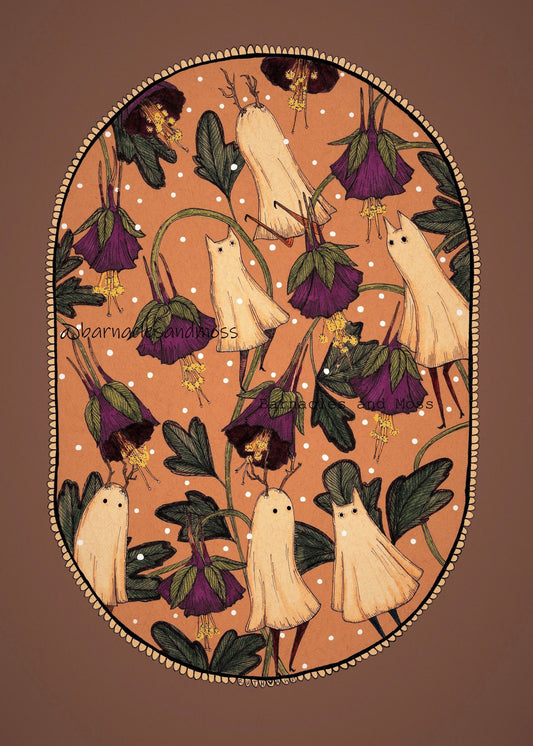 Aquilegia viridiflora - Green Columbine Fine Art Print